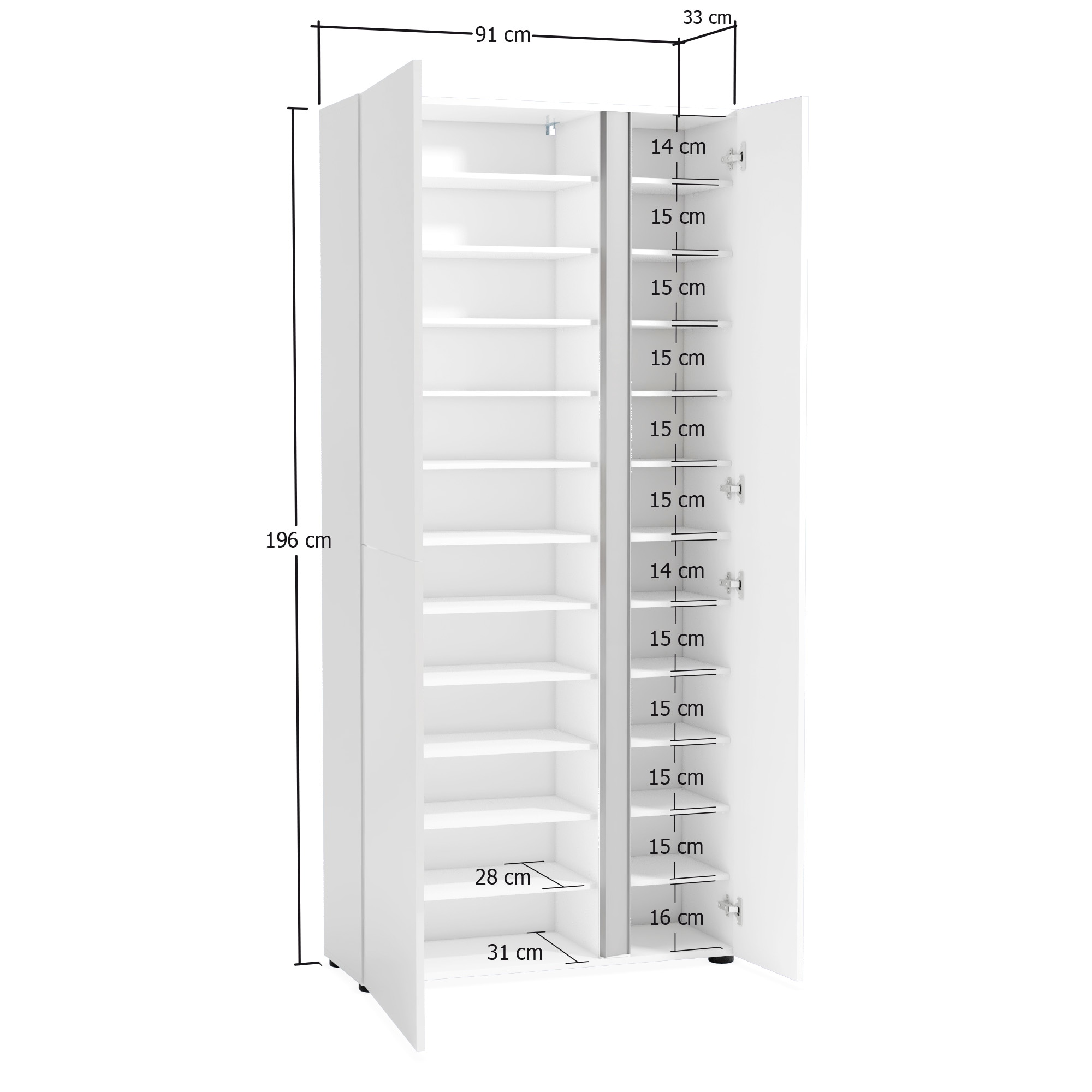 INOSIGN Schuhschrank »Atrium«, (1 St.)