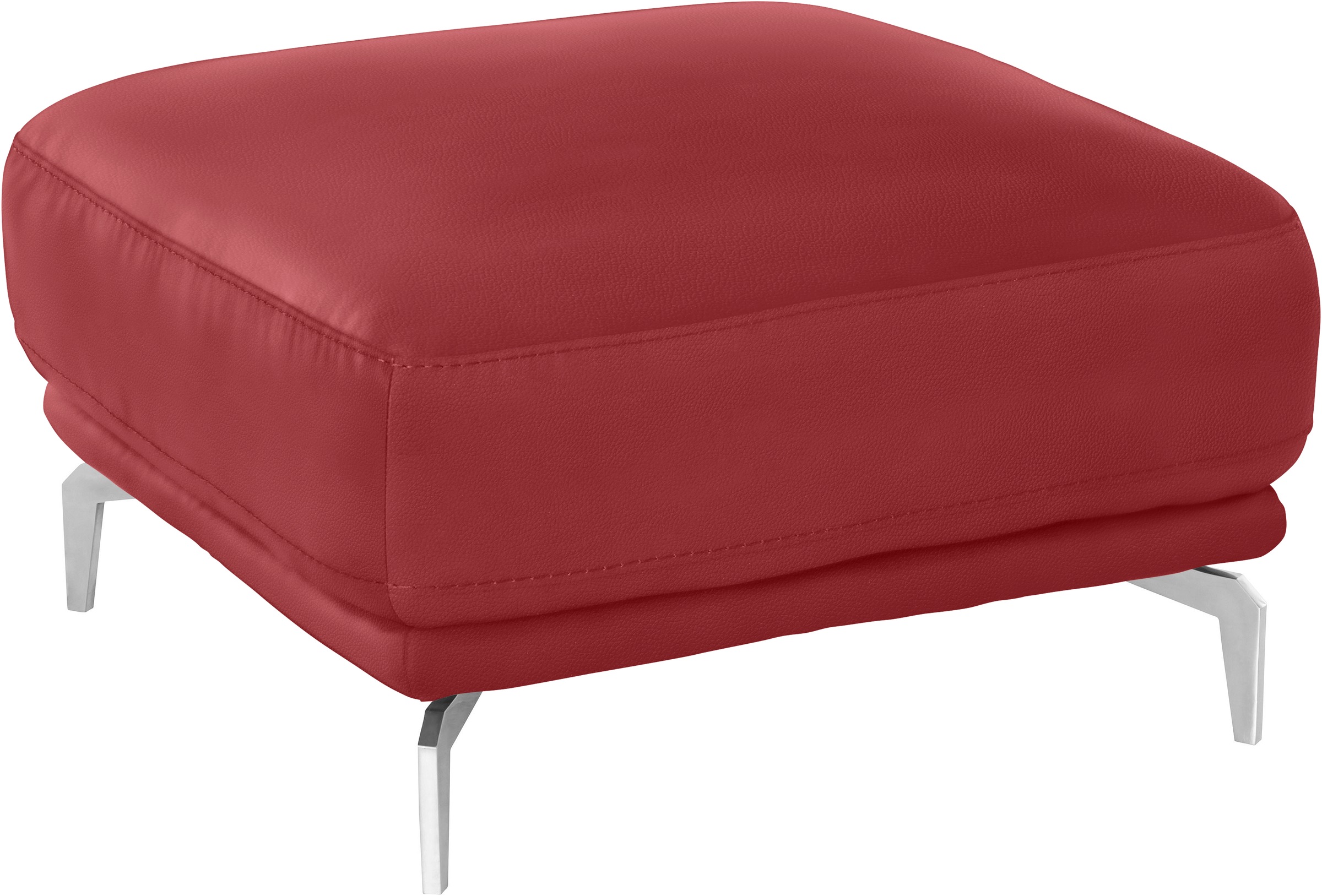 W.SCHILLIG Hocker "montanaa" mit Metallfüßen in Chrom glänzend, Breite 71 c günstig online kaufen