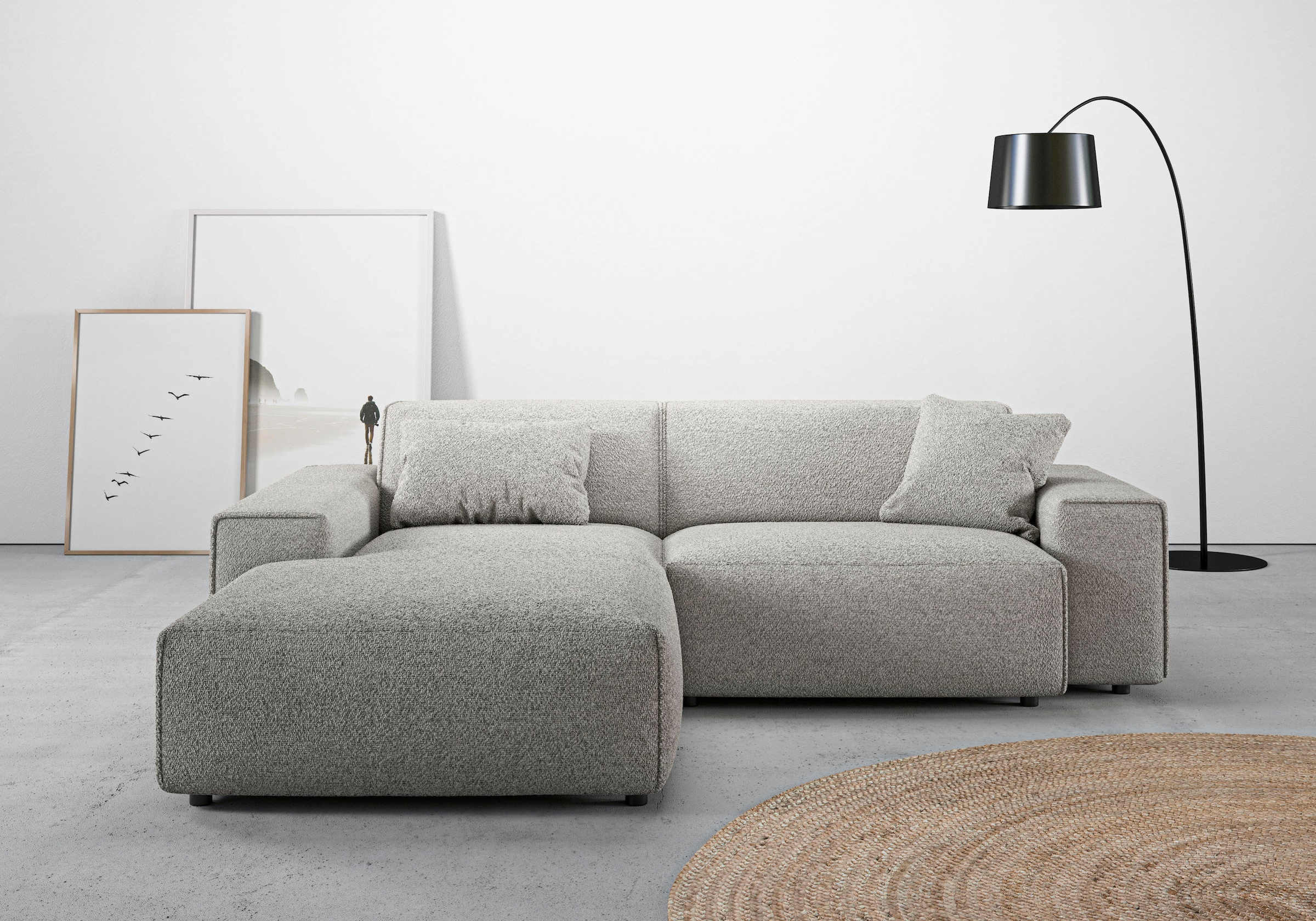 andas Ecksofa »Glimminge L-Form auch in Breitcord, Feincord + Easy care-Bez günstig online kaufen