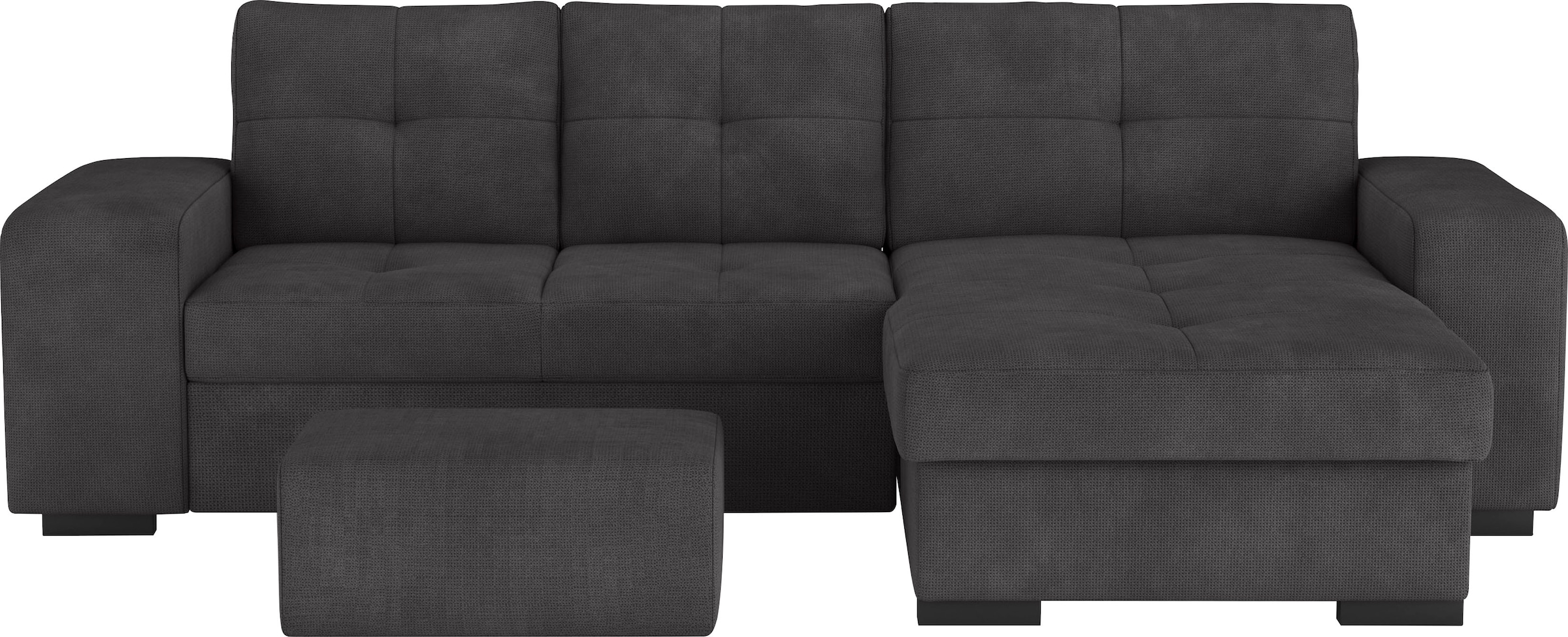 COTTA Ecksofa »Mattina L-Form«, mit Hocker, wahlweise mit Bettfunktion & Be günstig online kaufen