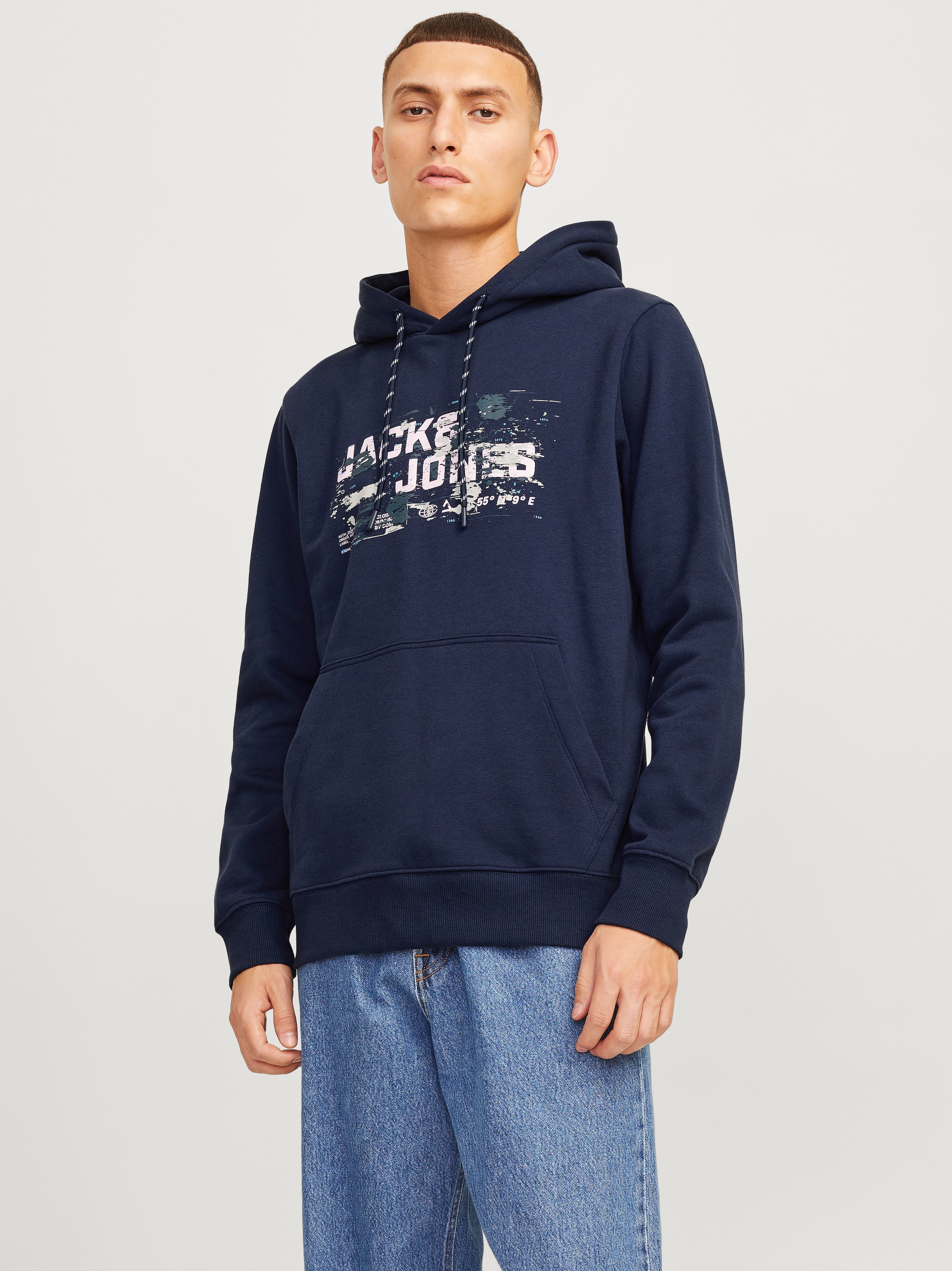 Jack & Jones Kapuzensweatshirt »JCOOUTDOOR LOGO SWEAT HOOD SN«
