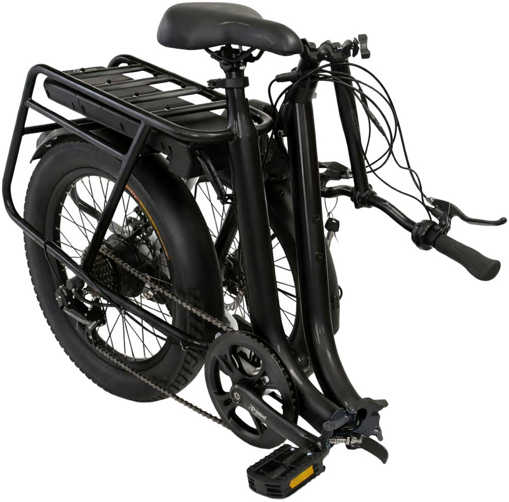 LLobe »Elektro Faltrad 20" Neo.cult schwarz« 7 Gang Shimano Tourney Schaltwerk Kettenschaltung Heckmotor 250 W