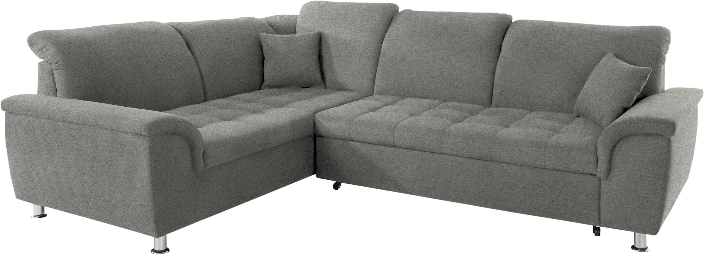 DOMO collection Ecksofa »Franzi L-Form«, wahlweise mit Kopfteilverstellung (dann Breite: 275 cm)