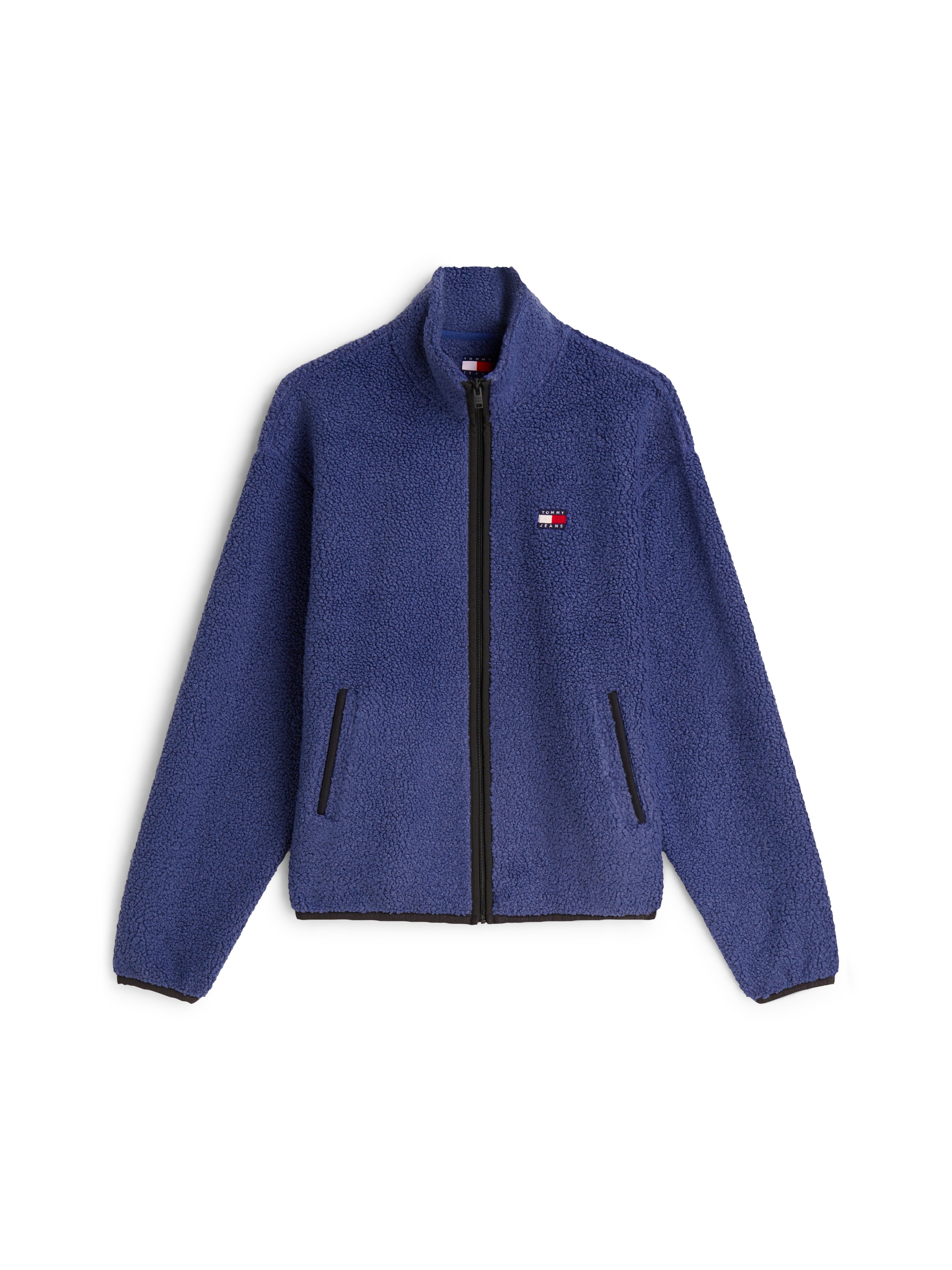 Tommy Jeans »TJM BADGE TEDDY« Stehkragen, Teddyfleece, relaxed fit