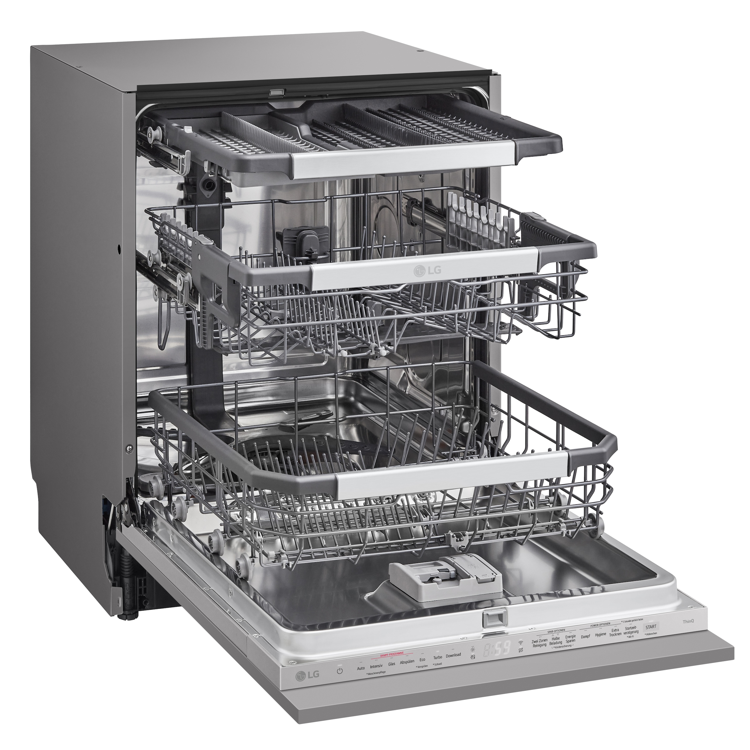 LG vollintegrierbarer Geschirrspüler »DB476TXS« 14 tlg. Maßgedecke