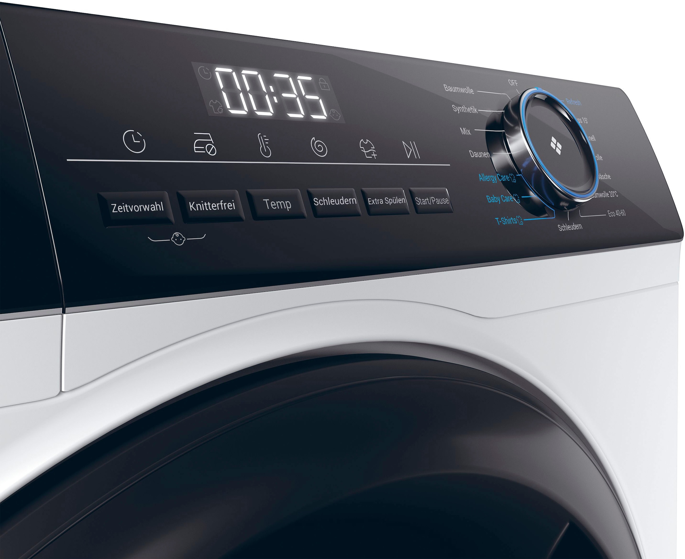 Haier Waschmaschine »HW90-B14939«, HW90-B14939, 9 kg, 1400 U/min, Refresh Dampf-Funktion für sanfte Reinigung