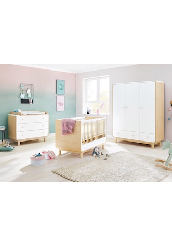 Pinolino® Babyzimmer-Komplettset »Round«, (Set, 3 St., Kinderbett, Schrank,... kaufen