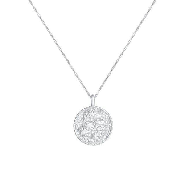 Elli Kette mit Anhänger »Sternzeichen Löwe Astro Münze Antik 925 Silber« im  Online-Shop kaufen