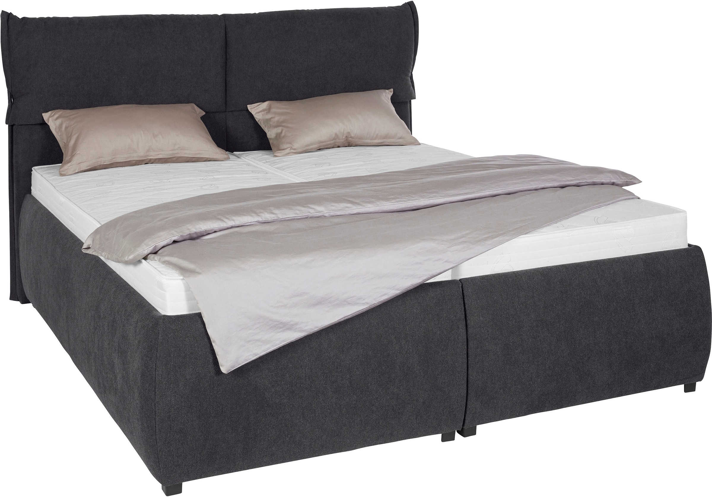 andas Polsterbett "Jenson" als Bettgestell oder mit 3 Matratzenarten und Hä günstig online kaufen