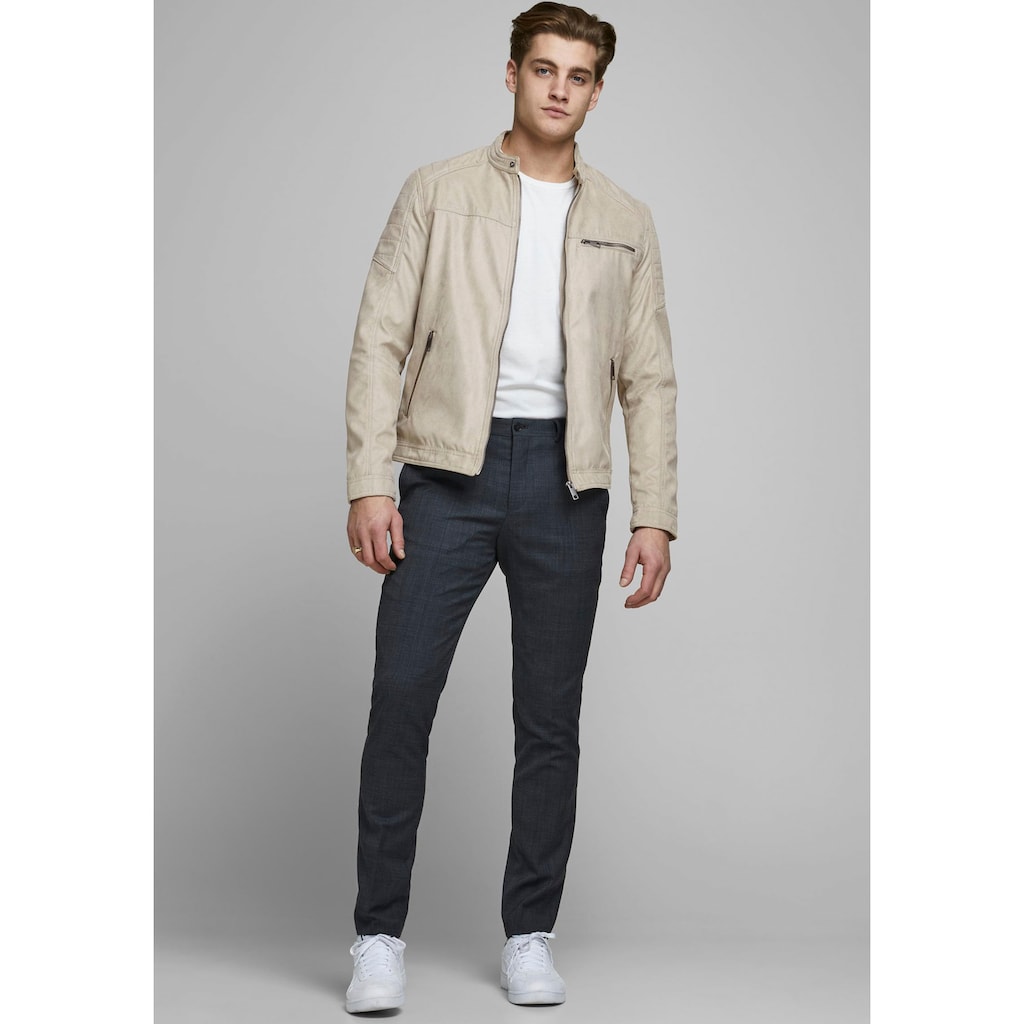 Jack & Jones Bikerjacke »ROCKY JACKET«, ohne Kapuze