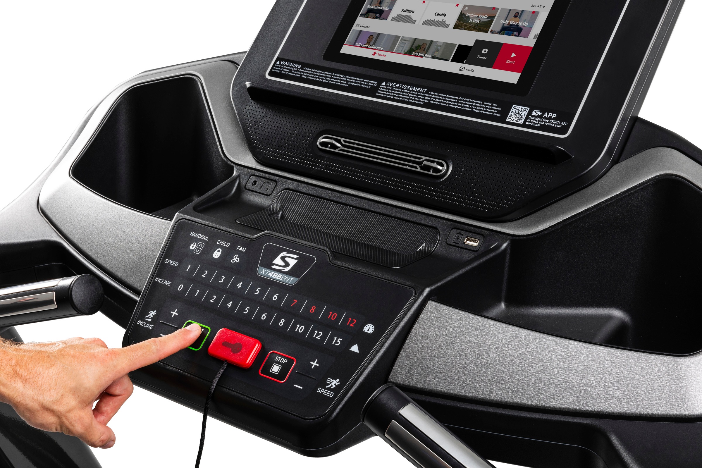 Spirit Fitness Laufband »Spirit Fitness Laufband XT485«