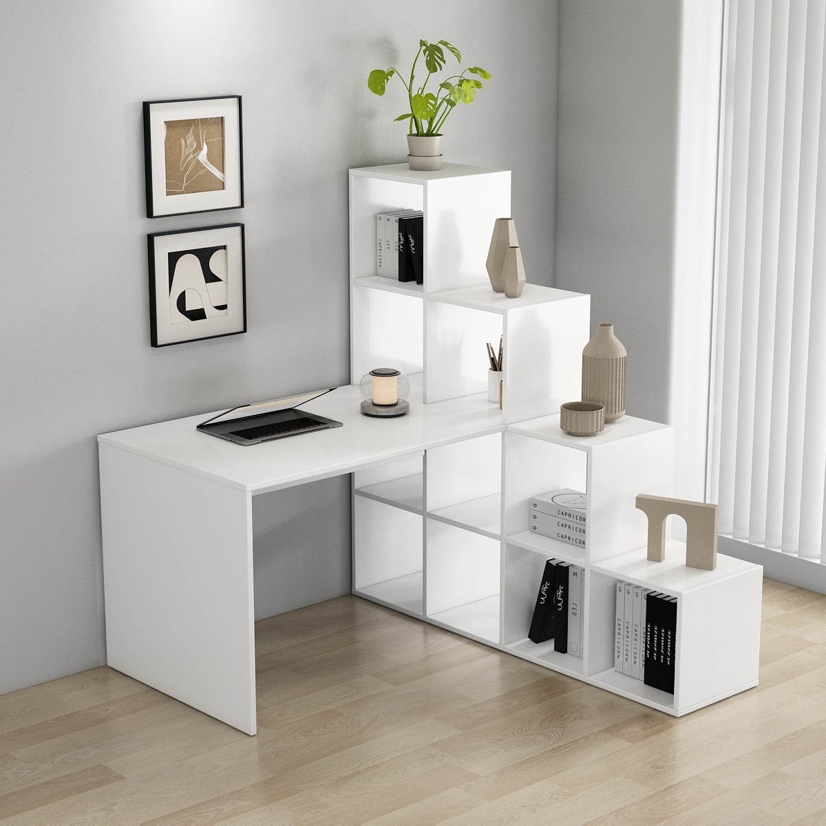 OTTO home Regal-Schreibtisch »Ciela«, flexible Aufstellmöglichkeiten, wechs günstig online kaufen