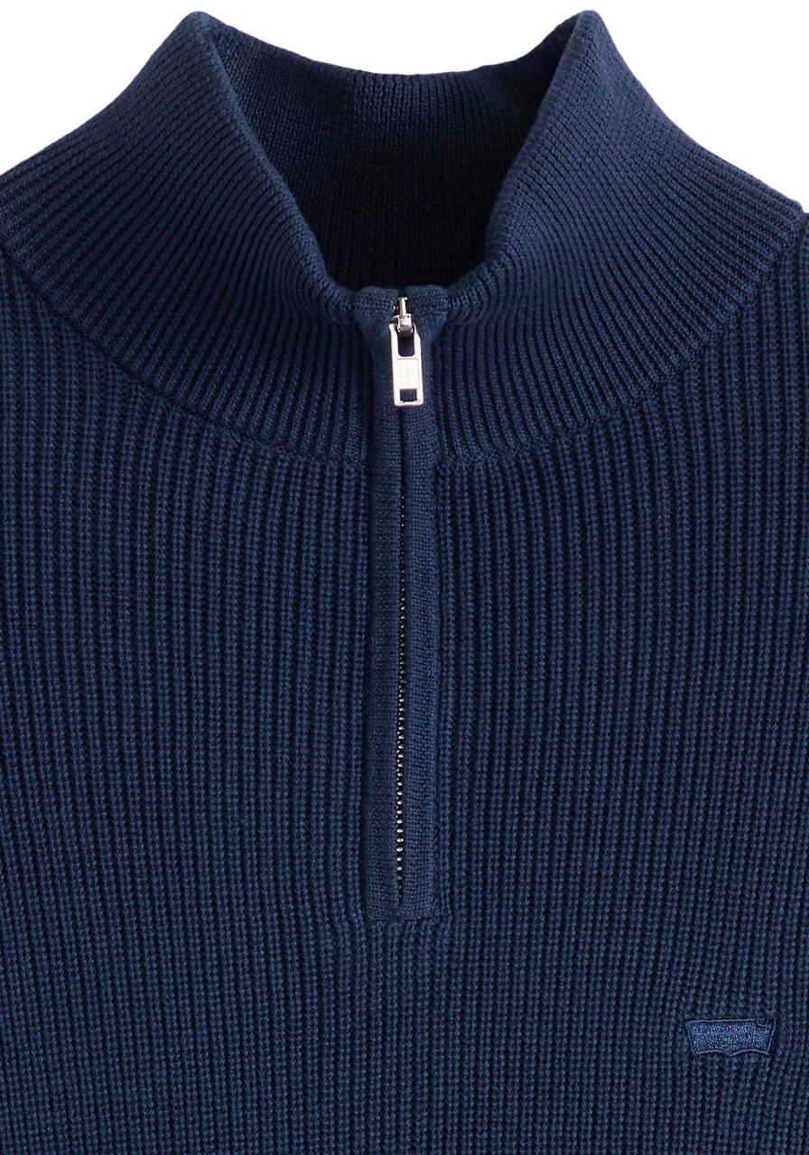 Levi's® Strickpullover »HM QUARTER ZIP SWEATER« mit Zipper und Struktur