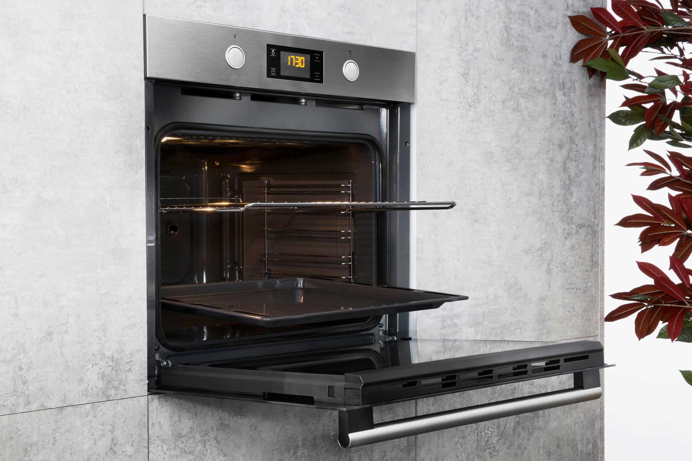 BAUKNECHT Backofen-Set »BAKO Attraction 2«, BAR2 KH8V2 IN, mit Backauszug