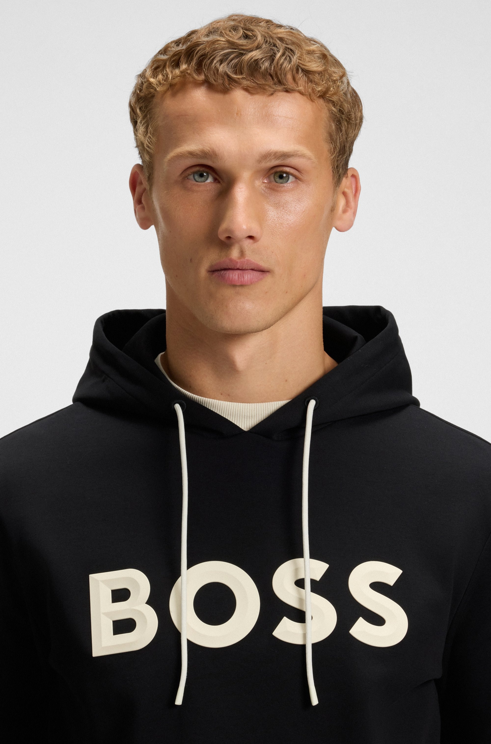 BOSS GREEN Kapuzensweatshirt »Soody Zone« mit Kängurutasche, regular fit, Logodruck