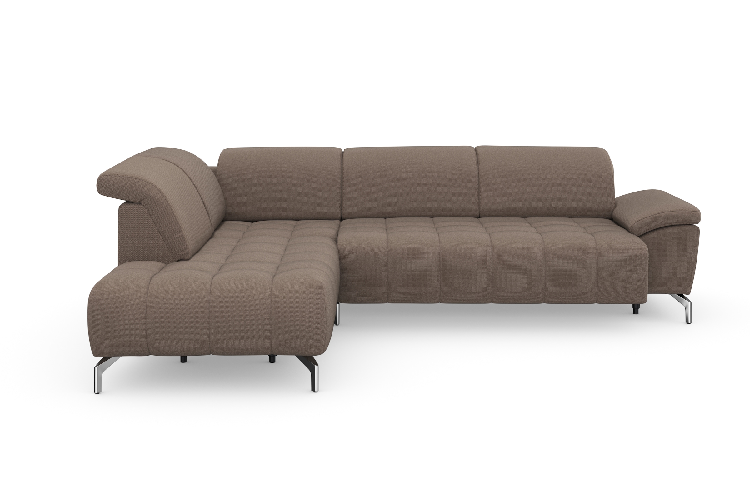 sit&more Ecksofa »Cool L-Form«, wahlweise mit Kopfteilverstellung und Vorzi günstig online kaufen