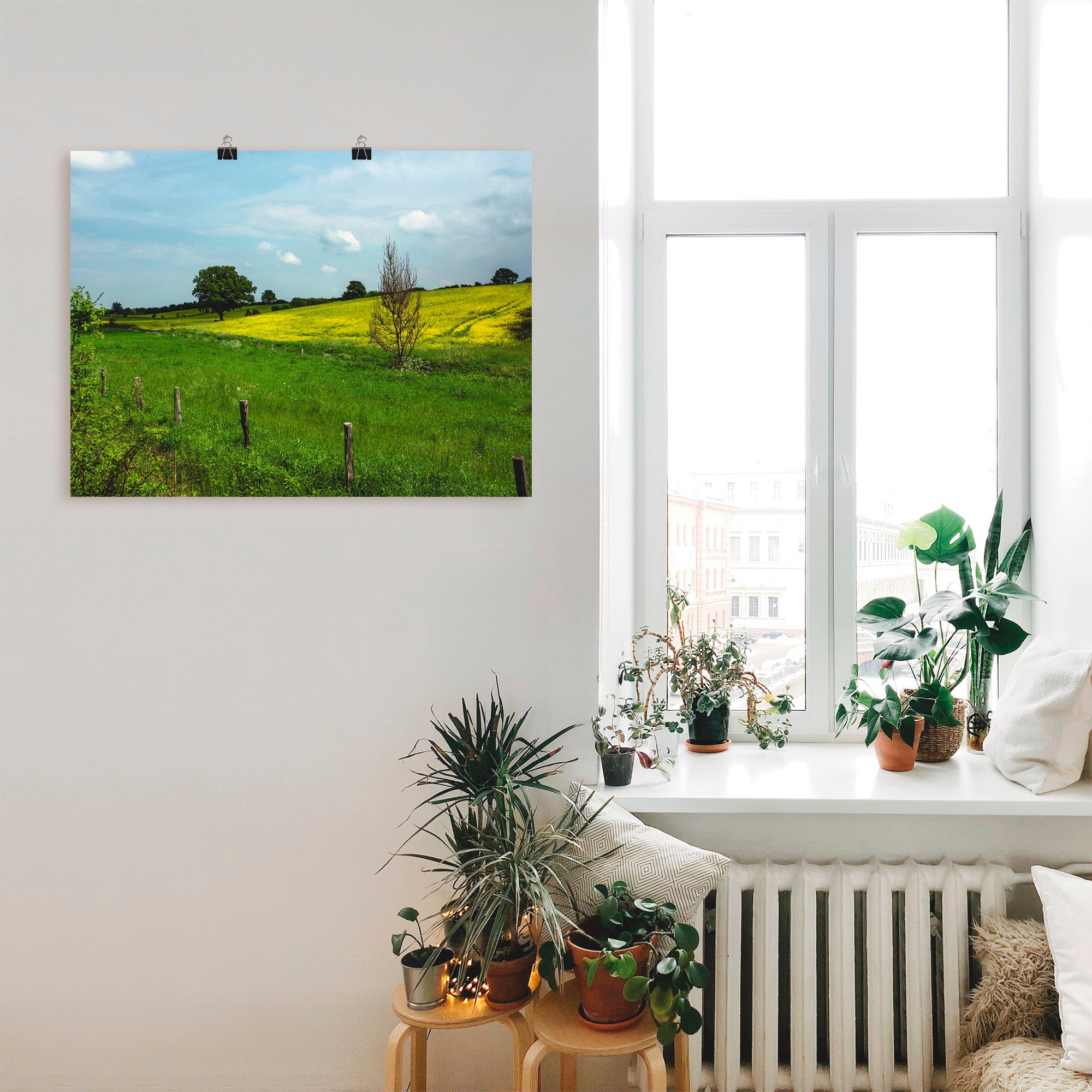 Artland Wandbild »Schönes Schleswig Holstein«, Felder, (1 St.), als Leinwandbild, Wandaufkleber oder Poster in versch. Größen