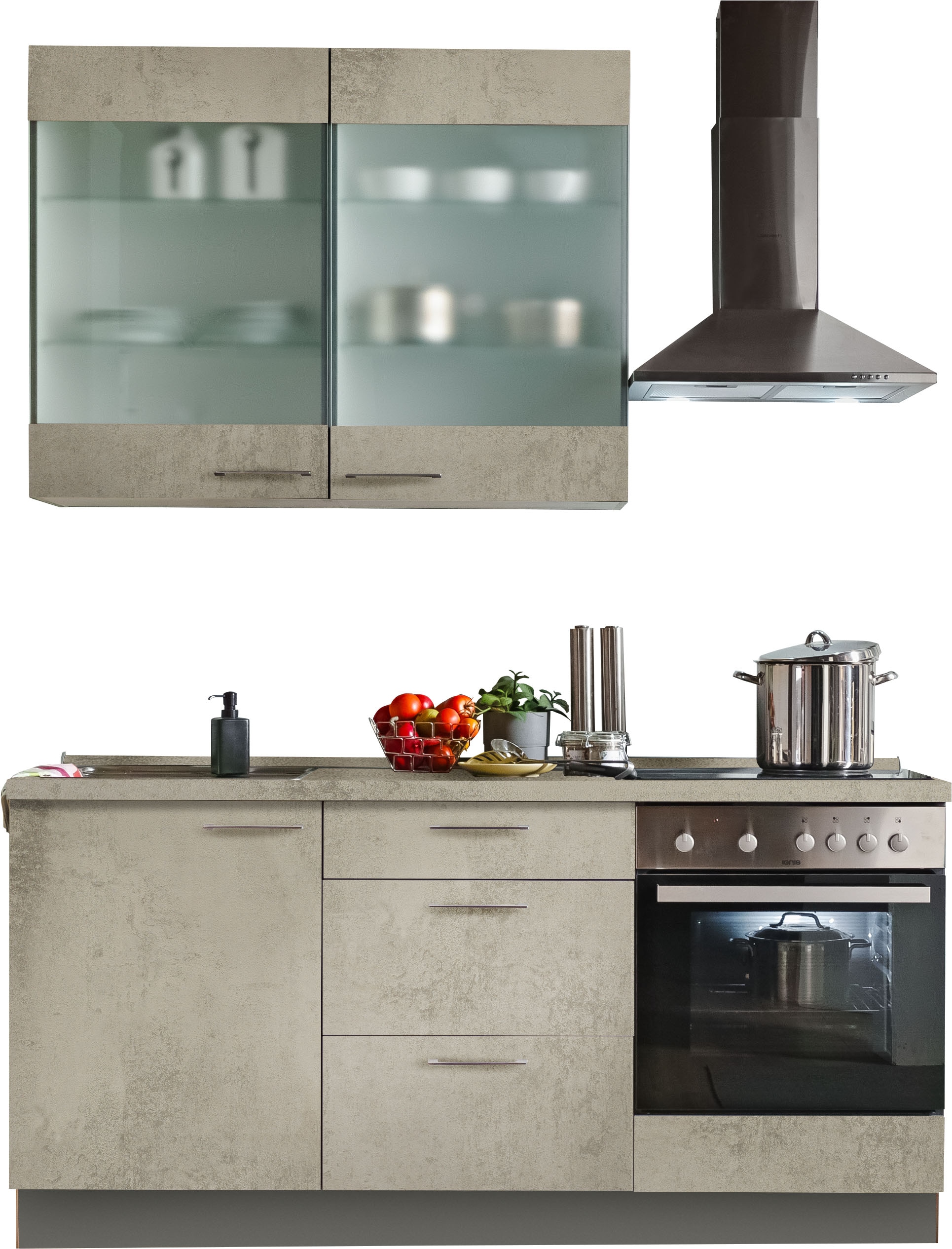 KOCHSTATION Küche »Trea« vormontiert, wahlweise mit E-Geräten, Stellbreite günstig online kaufen