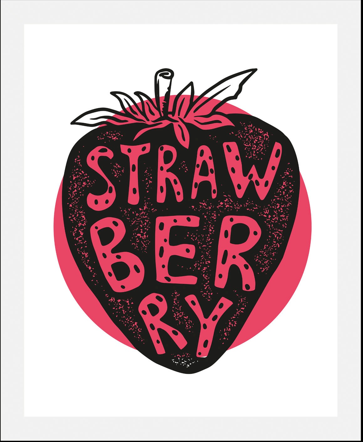 queence Bild »Strawberry«, Obst-Obst Bilder-Essen-Lebensmittel-Art-Kunst, ( günstig online kaufen