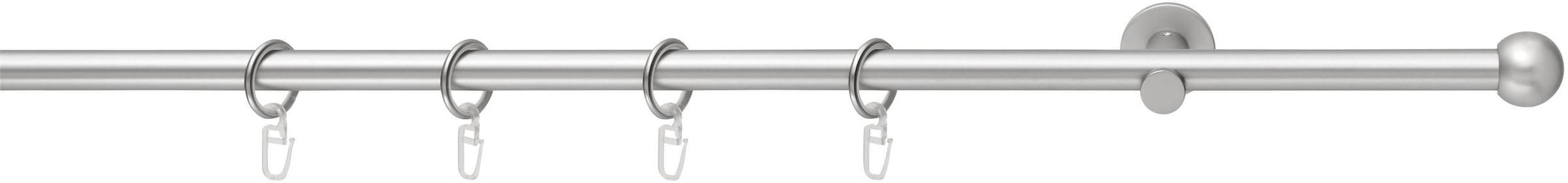 Good Life Gardinenstange »BOLA« Ø 16 mm 1 läufig-läufig Fixmaß mit Ringen günstig online kaufen