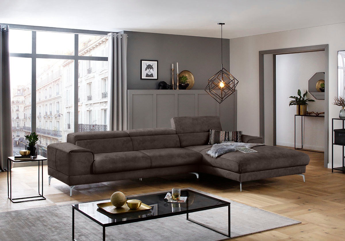 W.SCHILLIG Ecksofa »piedroo, Designsofa mit tollem Sitzkomfort, bequem und günstig online kaufen