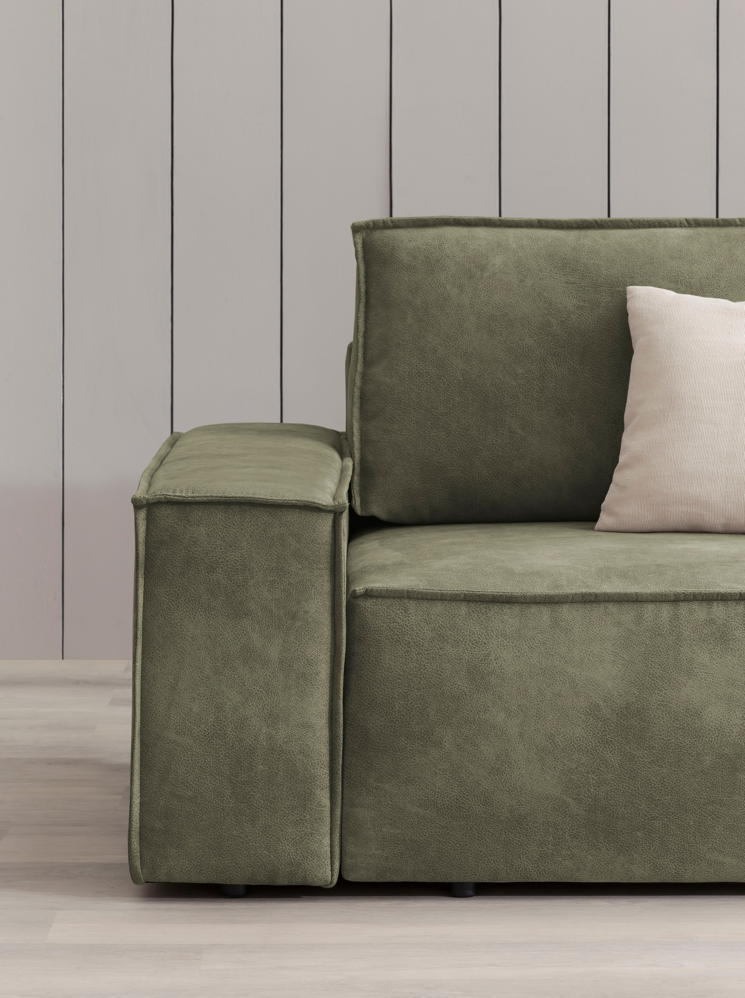 Home affaire Sessel »SHERWOOD«, Loveseat und Hocker im Set, passend zur Polster-Serie SHERWOOD