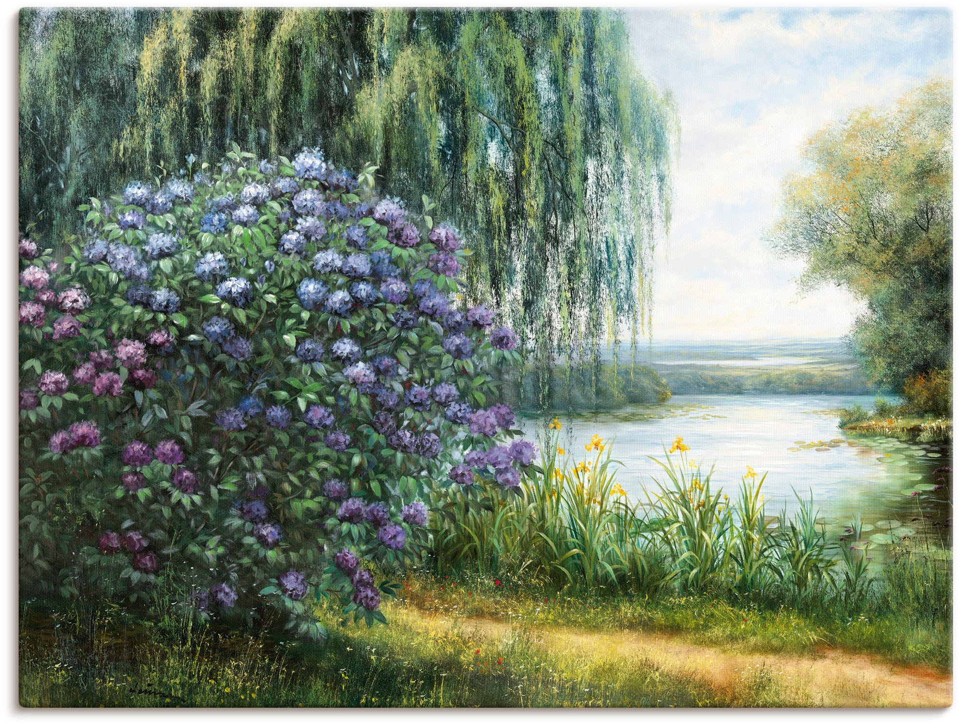 Artland Wandbild »Am See«, Seebilder, (1 St.), als Leinwandbild, Poster in günstig online kaufen