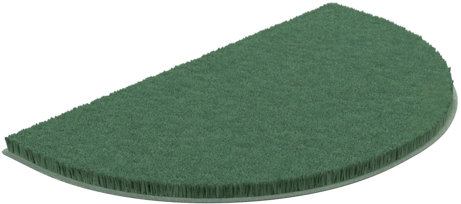Grund Badematte »Melos, Badvorleger, Badezimmer Teppich, sehr weich«, rutschhemmend beschichtet, fußbodenheizungsgeeignet, melierte Optik, sehr weicher Flor, Melange-Effekt, Made in Europe