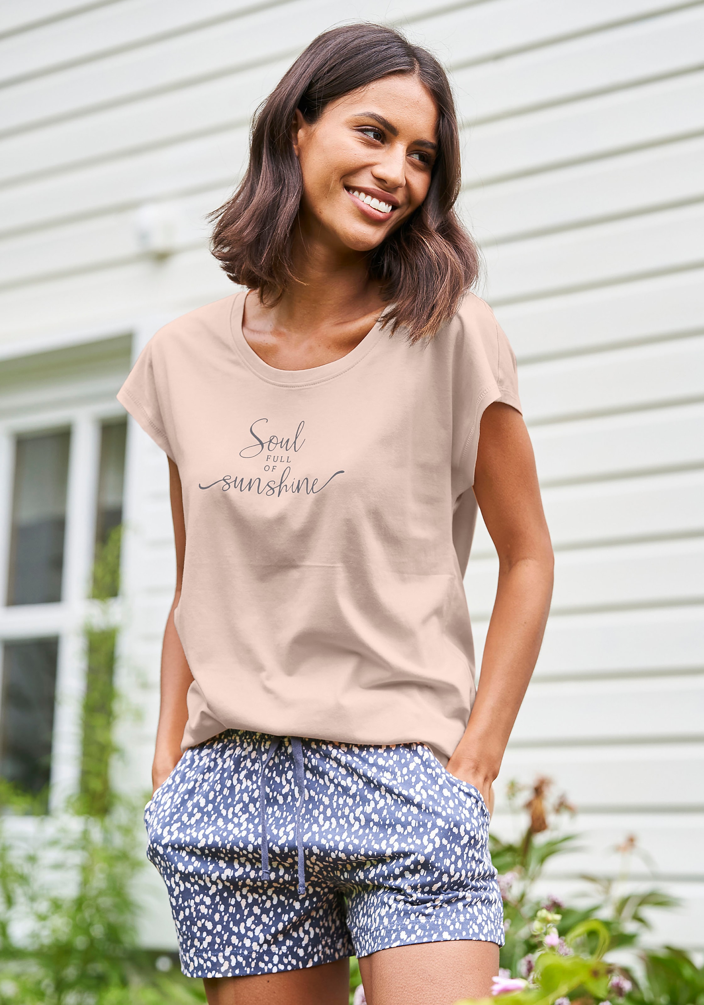 Vivance Dreams T-Shirt, mit Sommer-Statementdruck
