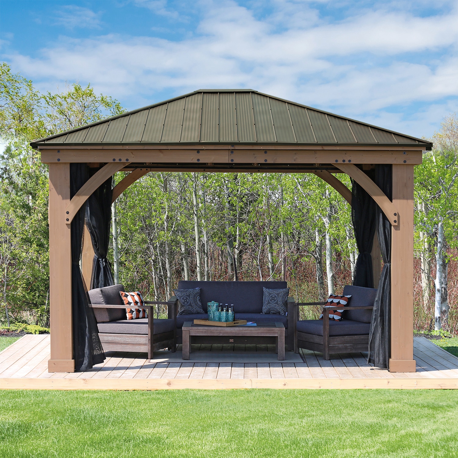 WESTMANN Pavillonseitenteil »Devon« anthrazit