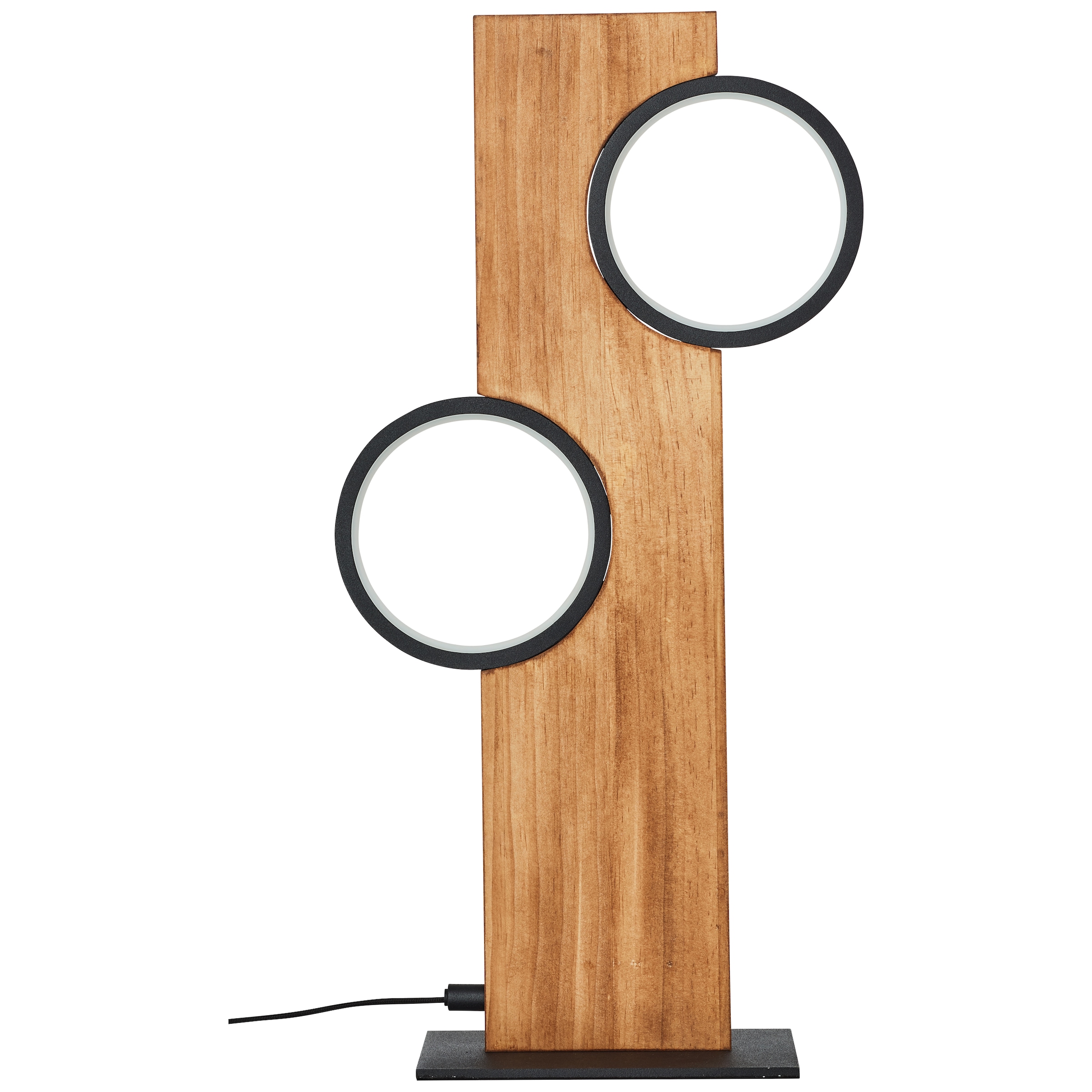 Brilliant LED Tischleuchte »Cheesy«, 50 cm Höhe, 1300 lm, 3000K, Holz/Metal günstig online kaufen