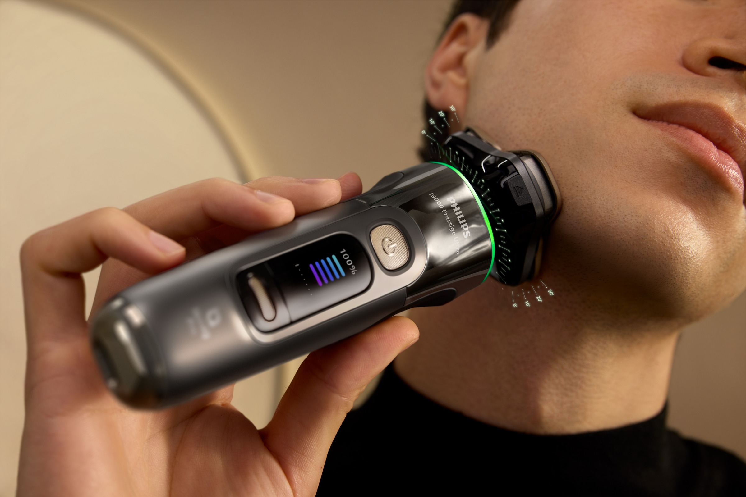 Philips Elektrorasierer »Series i9000 Prestige Ultra XP9402/31«, 1 St. Aufsätze, mit SkinIQ Technologie, inkl. Ladestand, Reiseetui, 1 Kartusche