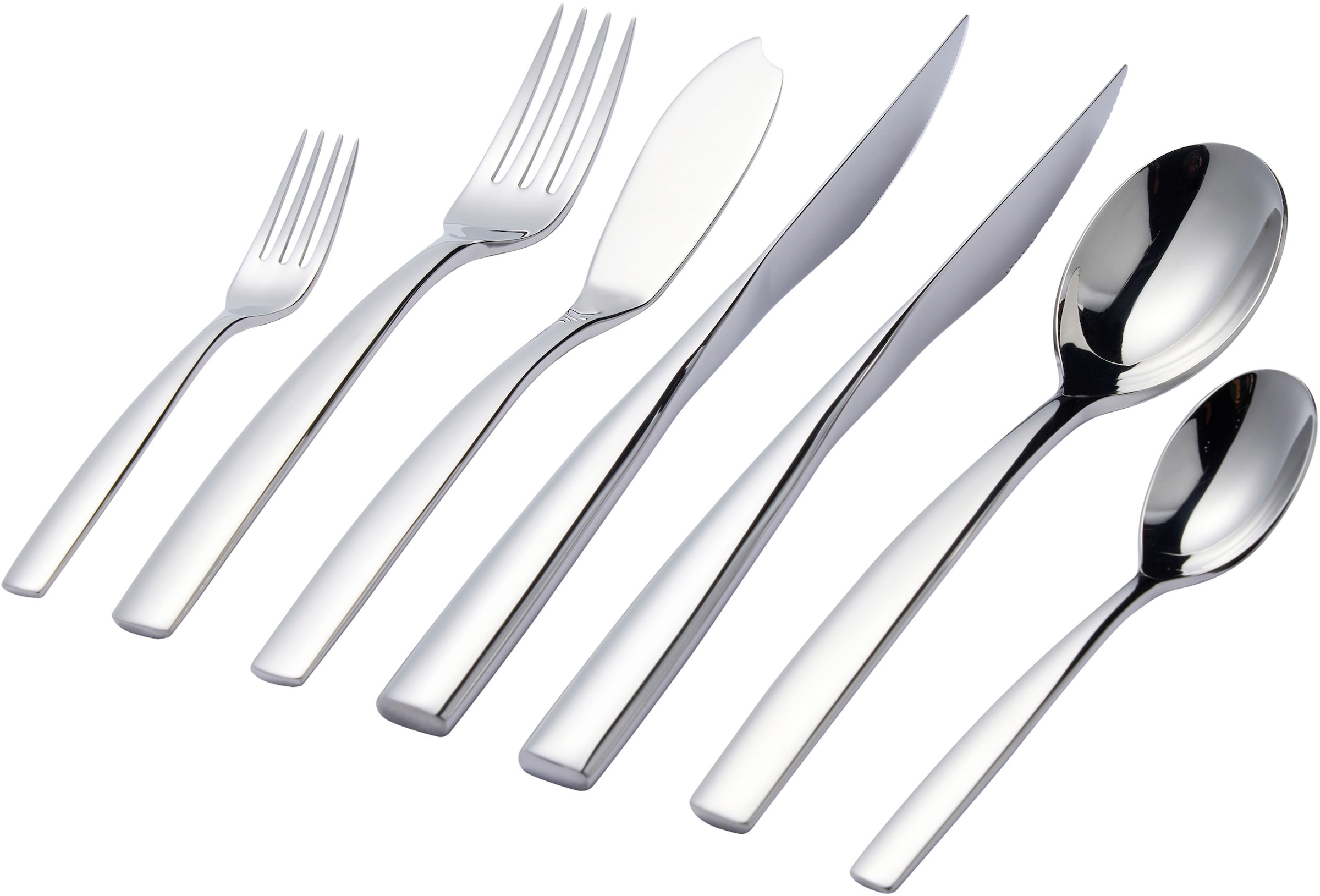Hanseatic Besteck-Set »EXCLUSIVE«, (Set, 42 tlg.), stehendes Design von Ess günstig online kaufen