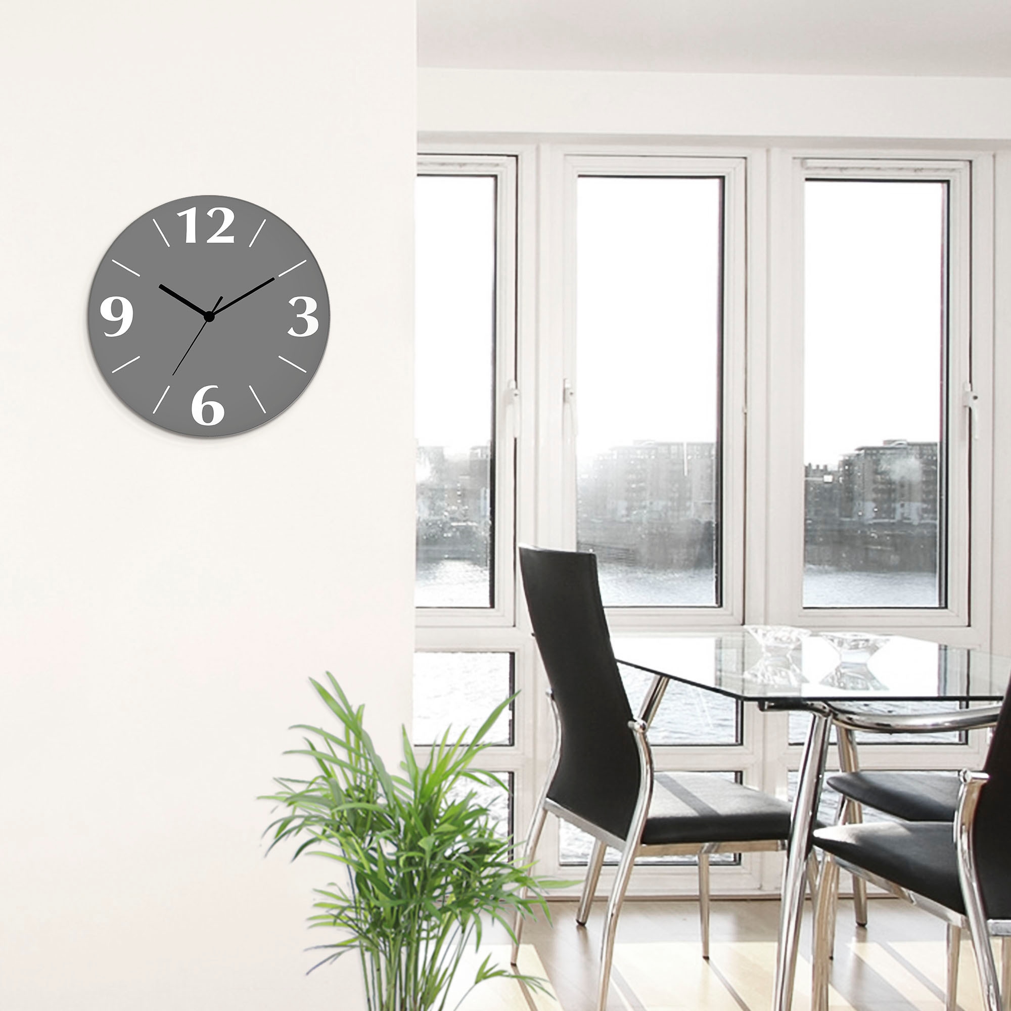 Artland Wanduhr »Trendfarben« wahlweise mit Quarz- oder Funkuhrwerk, lautlos ohne Tickgeräusche