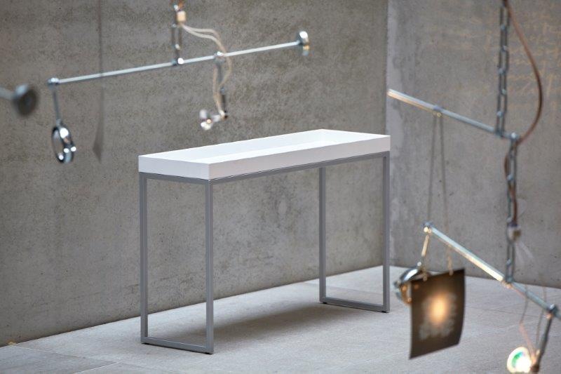 Fiam Konsolentisch »pizzo«, in verschiedenen Gestellfarben, Breite 80 cm günstig online kaufen