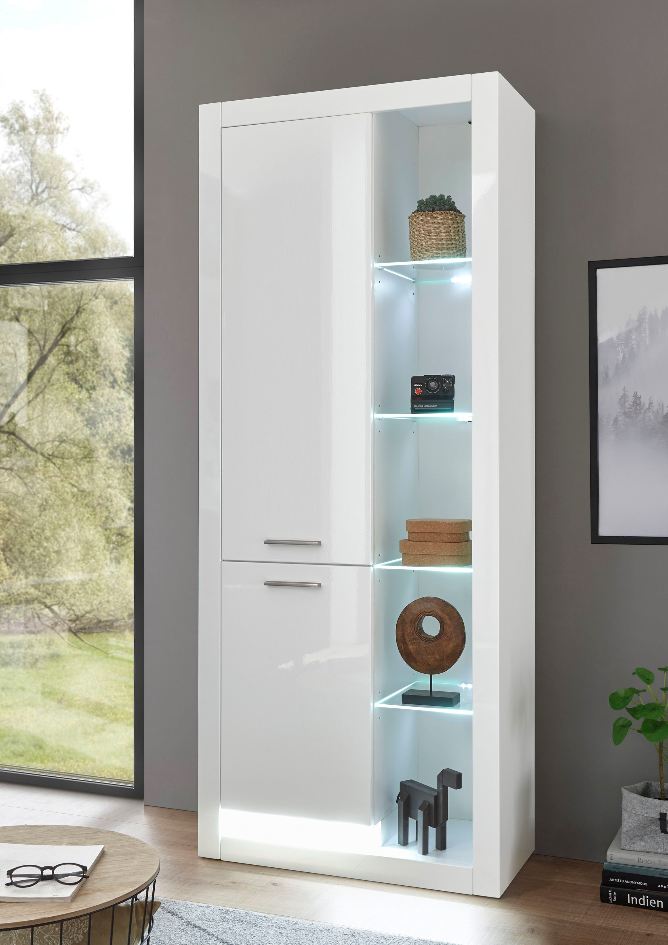 PLACES OF STYLE Vitrine "MERAN" Höhe ca. 196 cm günstig online kaufen