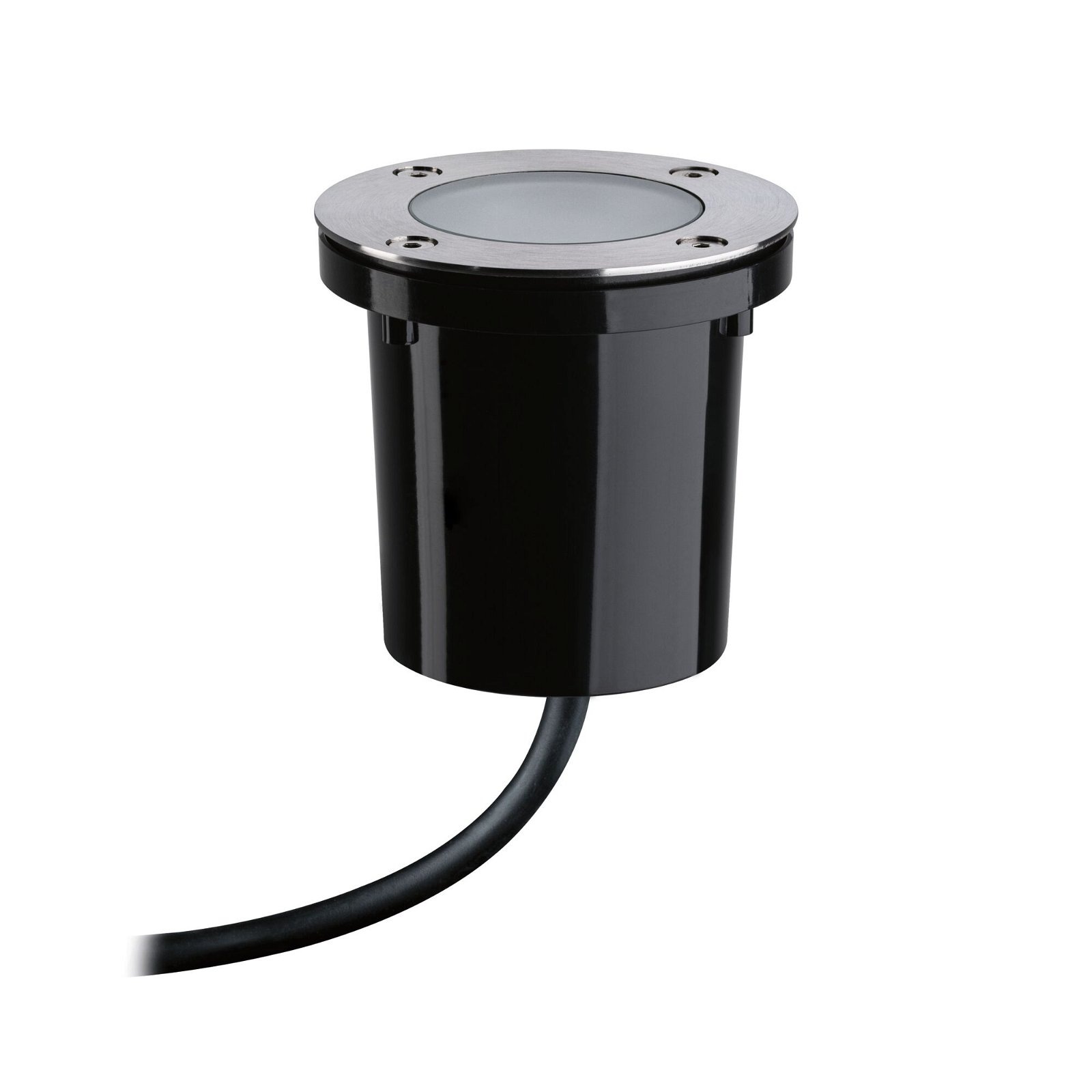 Paulmann LED Einbauleuchte »Plug & Shine Bodeneinbauleuchte Goldlicht Einzelspot IP65 4,6W Schwarz«, 1 flammig, Smart Home Zigbee 3.0, Insektenfreundlich, Tunable Warmwhite