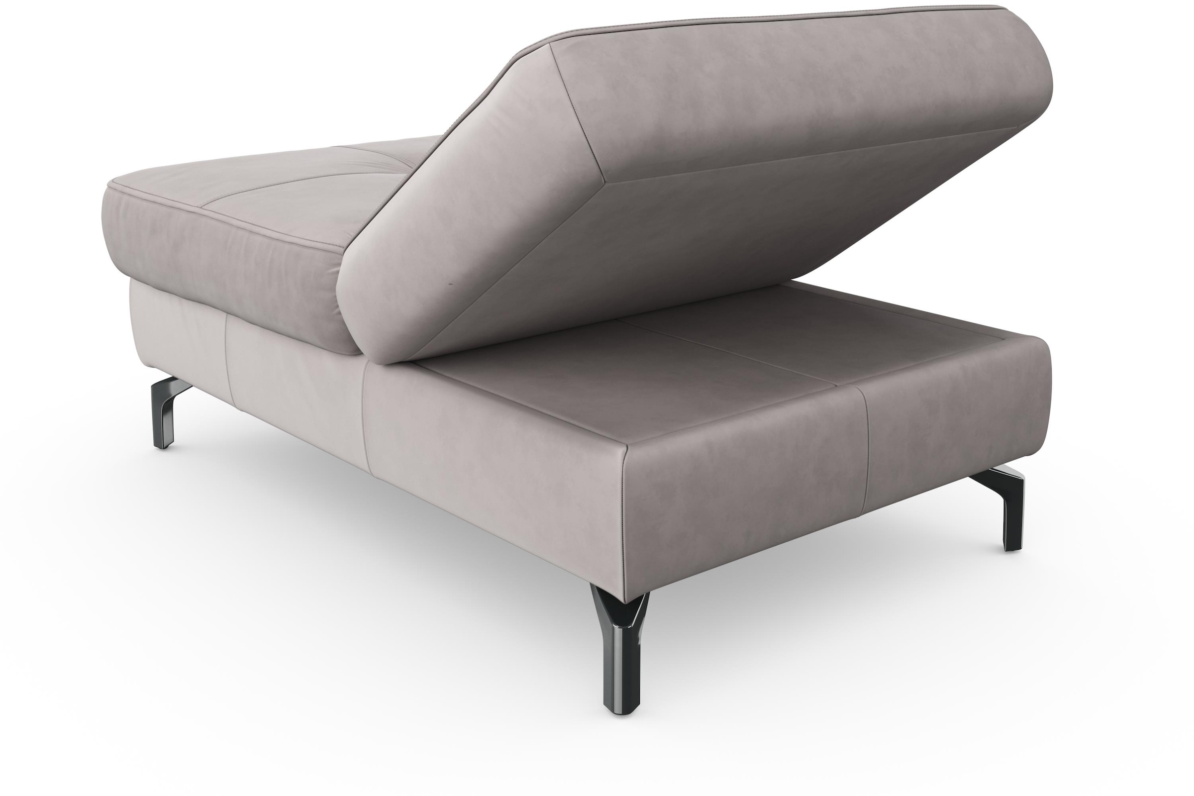 sit&more Hocker »Bendigo«, mit Klappfunktion, Bodenfreiheit 12 cm, wahlweise in 2 Fußfarben