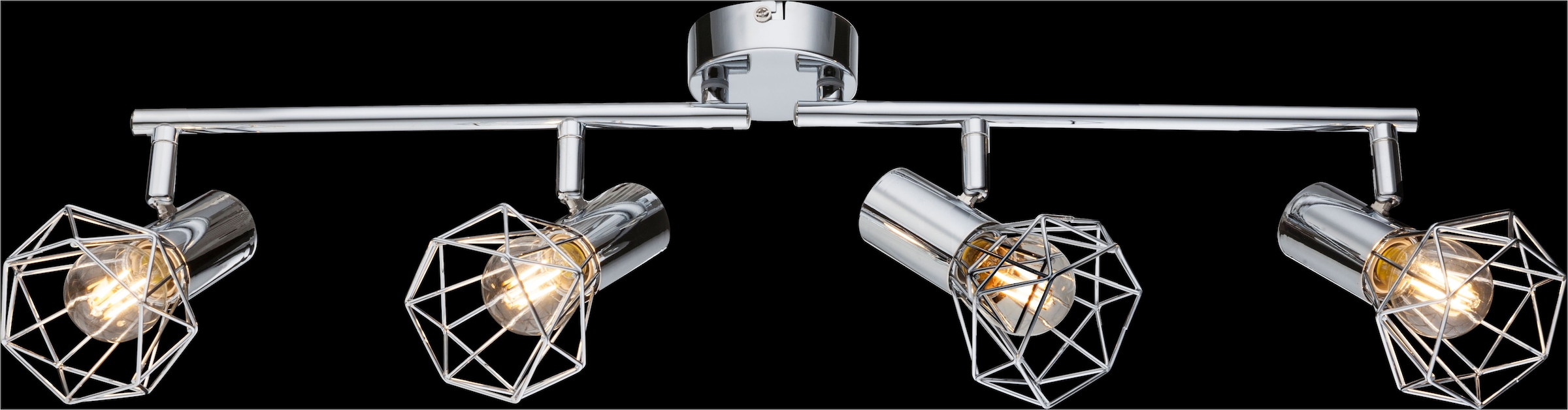 GLOBO LIGHTING Deckenstrahler »XARA I«, Leuchtmittel E14 | ohne Leuchtmittel, Deckenstrahler/Metall/Flur/Wohnzimmer/Schlafzimmer