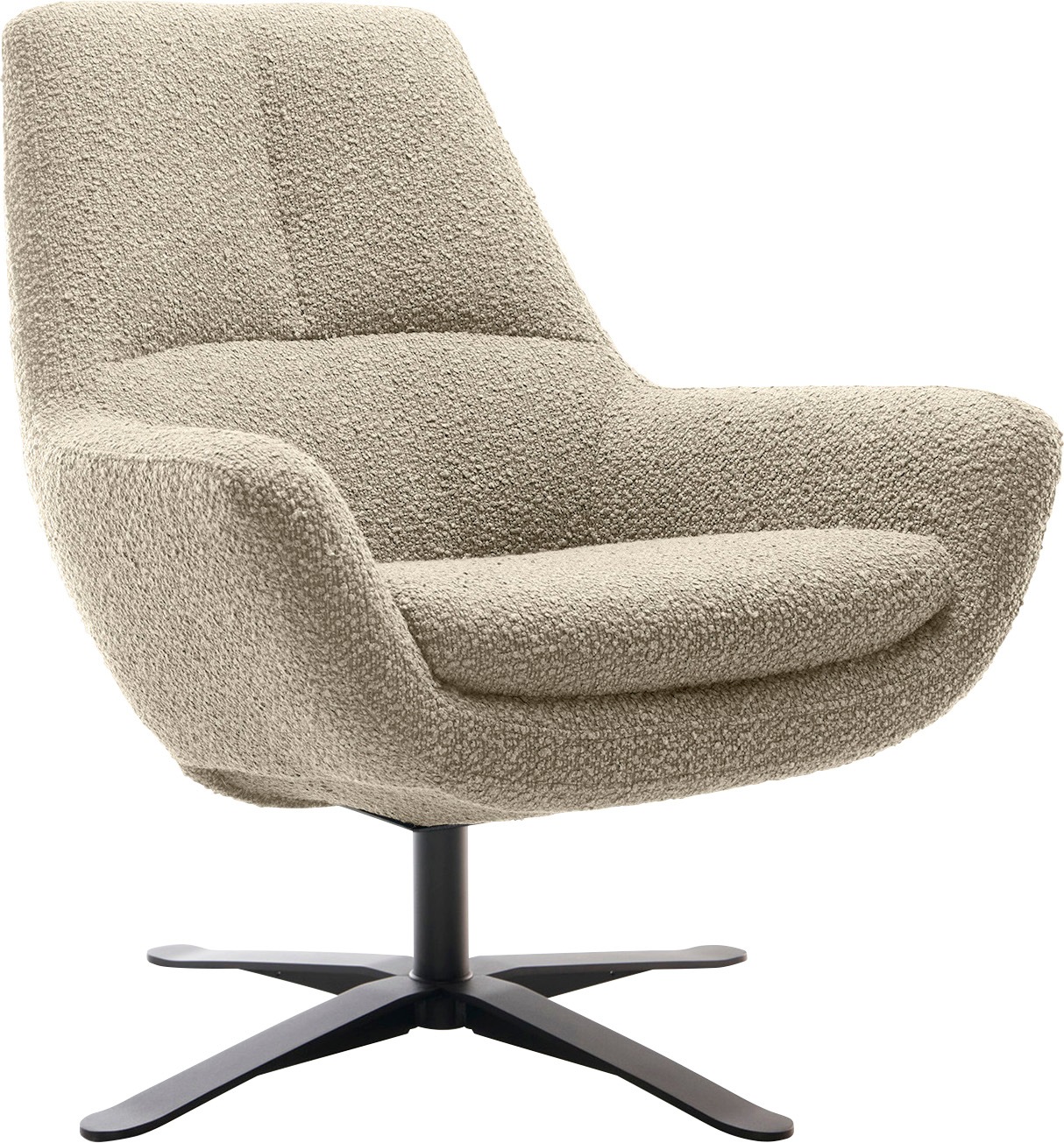 BETYPE Drehsessel »Be Organic Standard Back, Loungesessel«, in elegantem Design mit Drehfunktion
