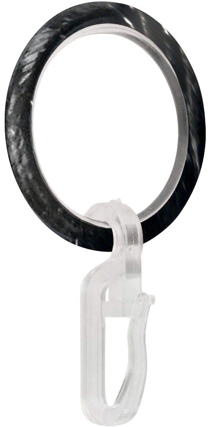 GARESA Gardinenring »Ring mit Haken«, (10 St.), für Durchmesser bis 16 mm, günstig online kaufen