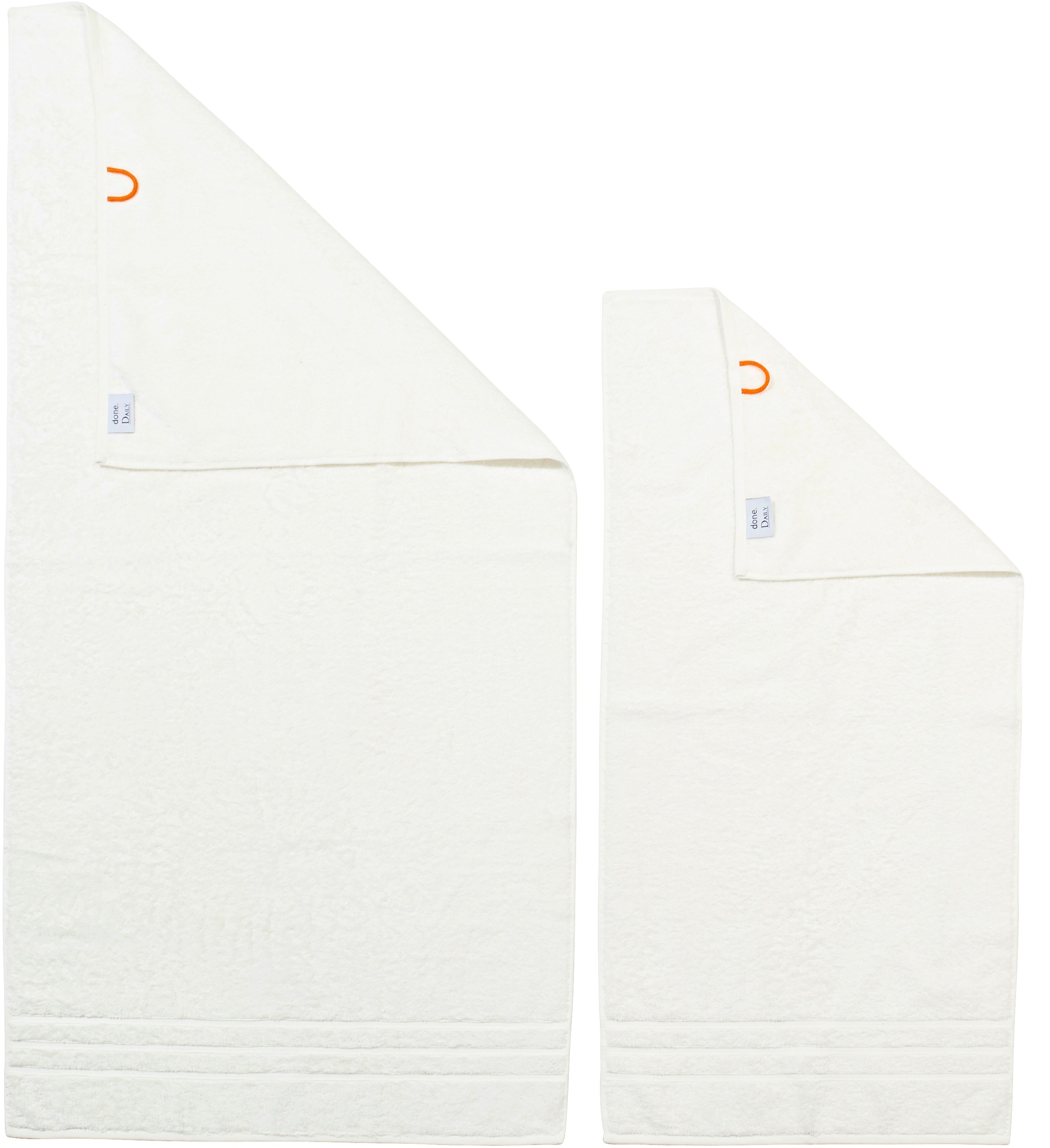 done.® Handtuch Set »Daily Uni« saugfähiges Walkfrottier, in verschiedenen günstig online kaufen