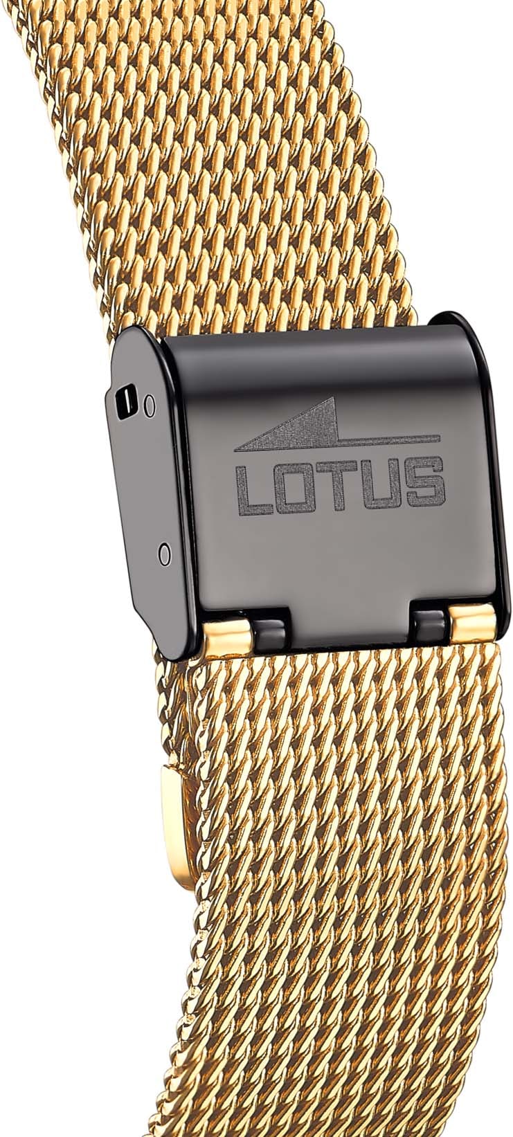 Lotus Quarzuhr, Armbanduhr, Damenuhr, Edelstahlarmband