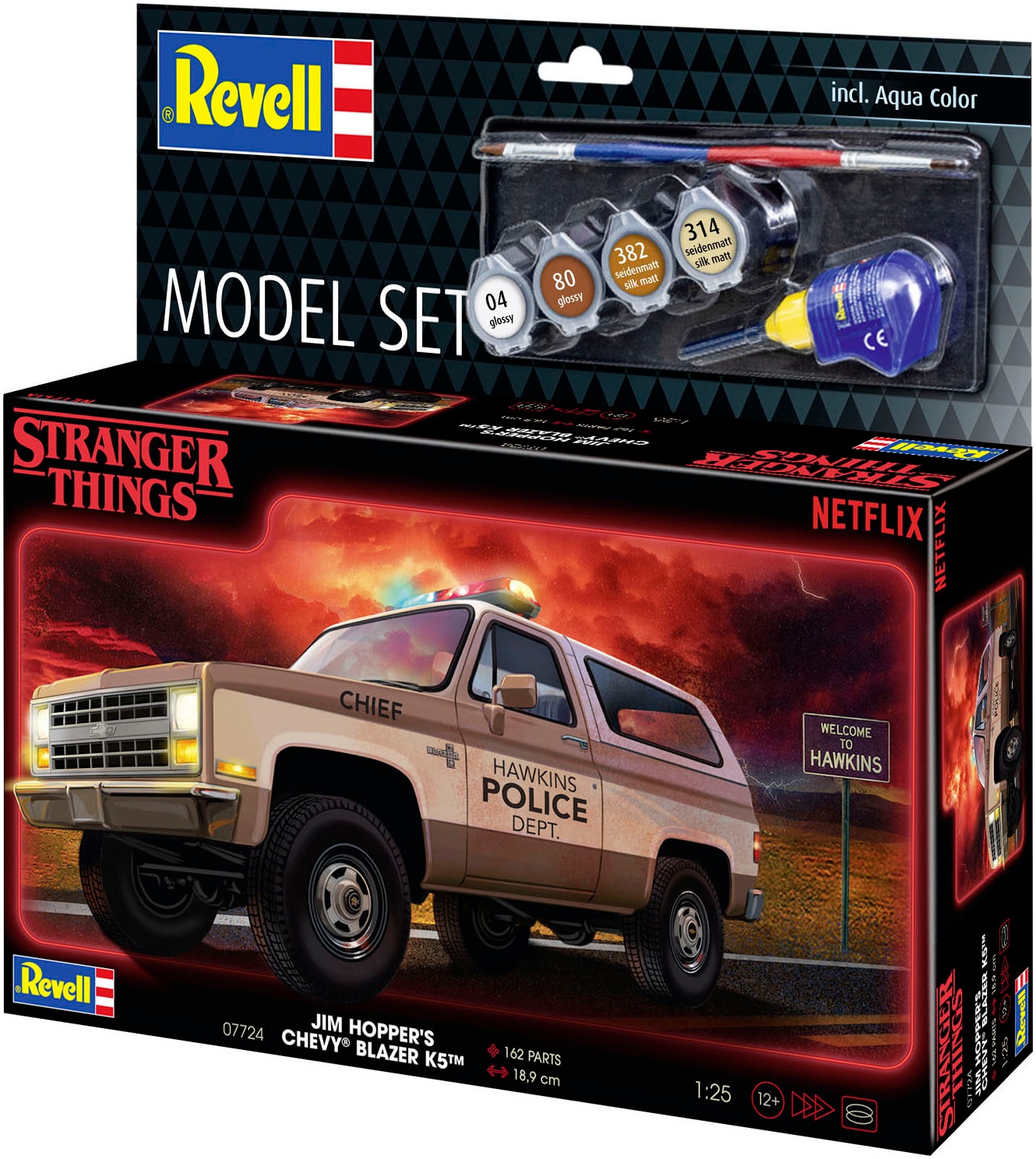 Revell® Modellbausatz »Stranger Things, Chevrolet K5 Blazer« 1:25