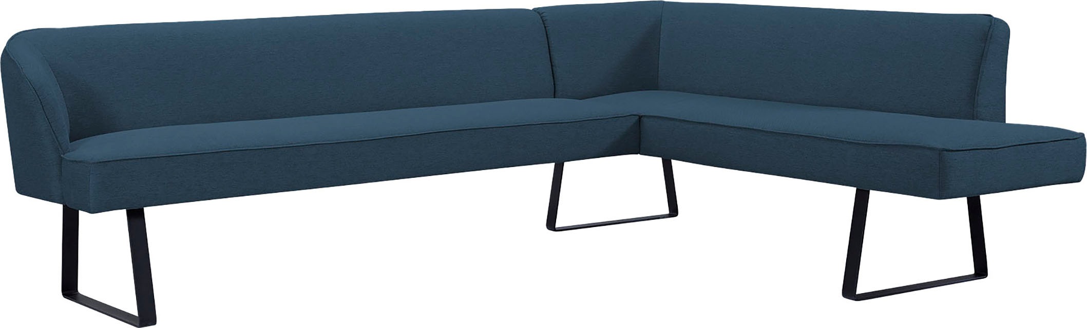 exxpo - sofa fashion Eckbank "Americano", mit Keder und Metallfüßen, Bezug günstig online kaufen