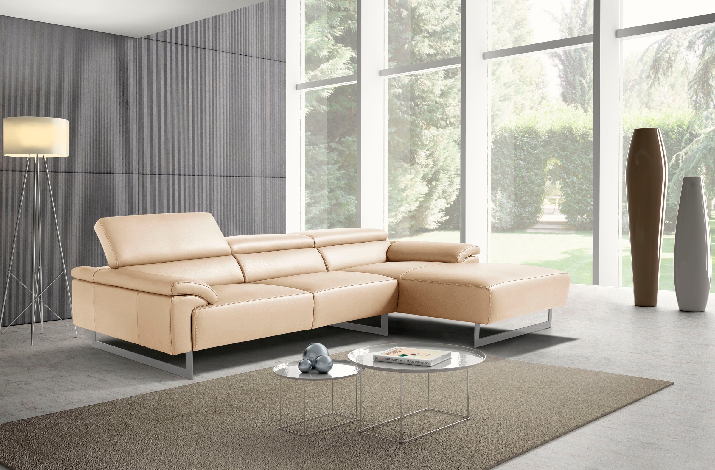 Egoitaliano Ecksofa »Malika, edel und bequem, Designsofa mit hochwertigen B günstig online kaufen