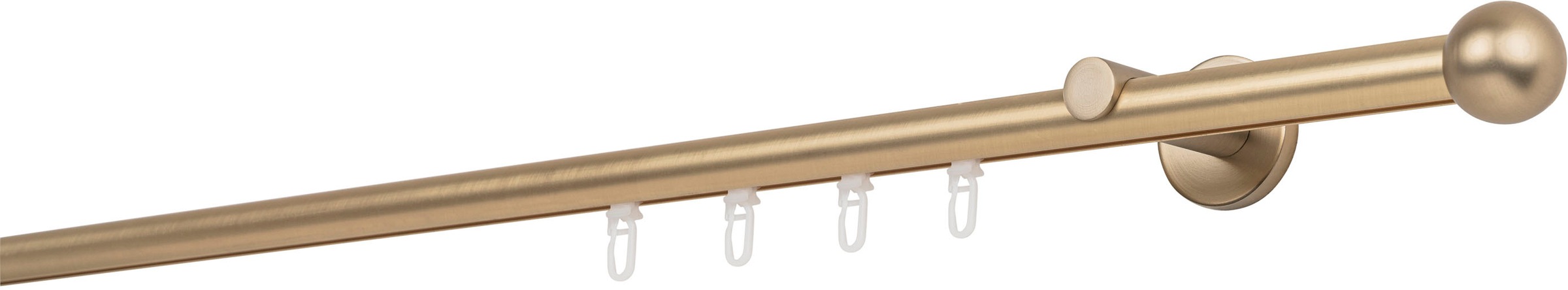 mydeco Gardinenstange »20mm Ball Wandträger 6,5 cm«, 1 läufig-läufig, Fixma günstig online kaufen