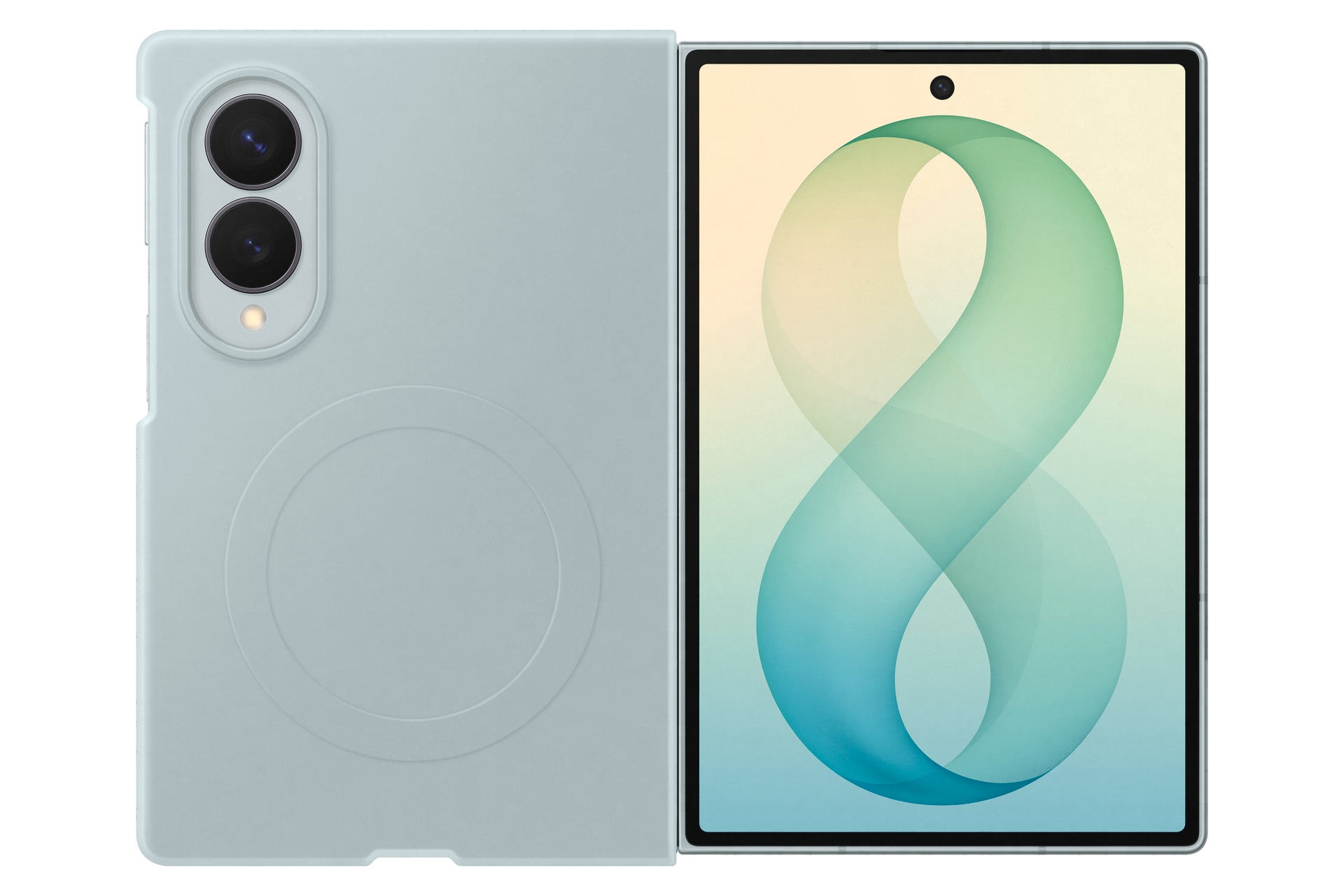 Samsung Smartphone-Hülle »Silicone Magnet Case für Galaxy Fold8« Smartphones Backcover, Schutzhülle, Handyschutzhülle, Case, Schutzcase, stoßfest