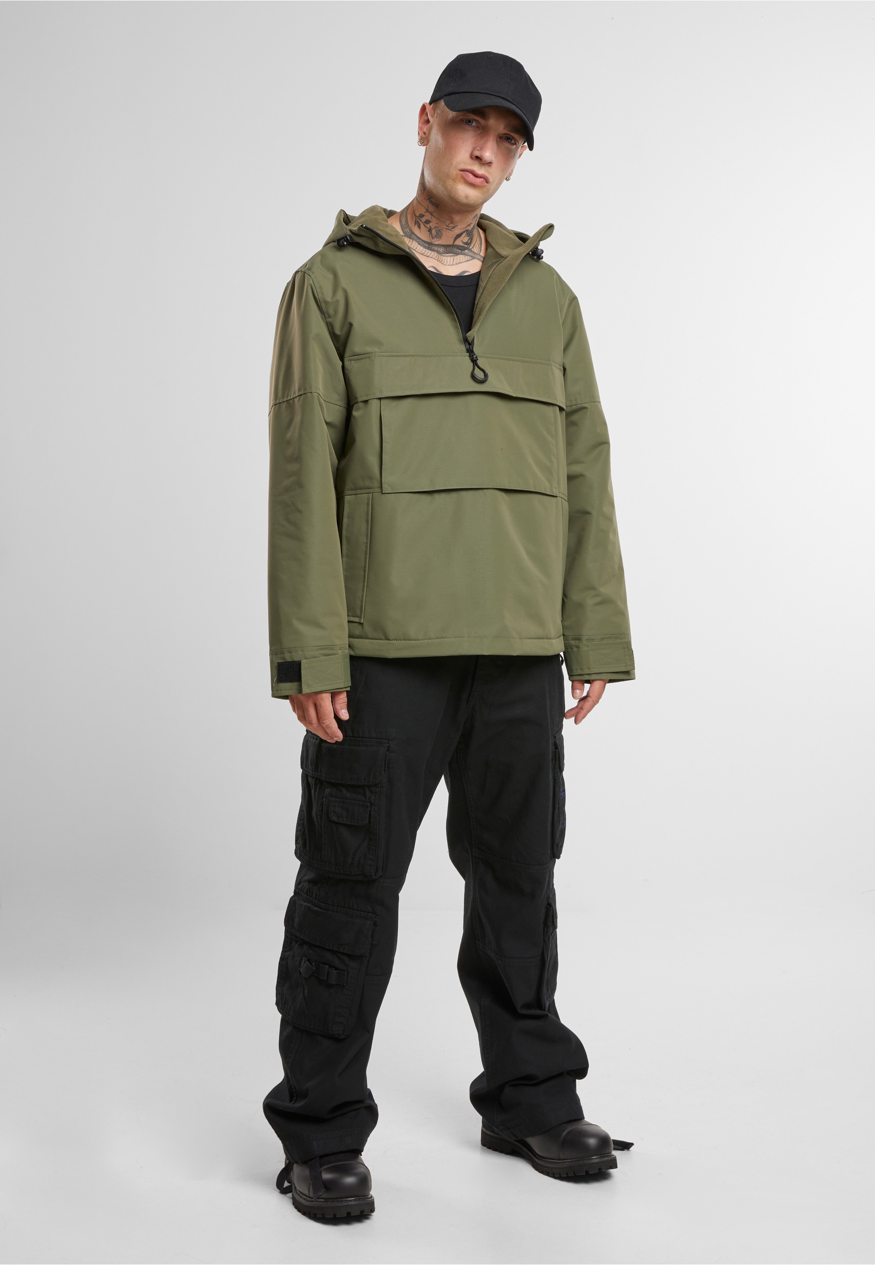 Brandit Windbreaker »Brandit Brandit Men Windbreaker Arctic« 1 Stk. tlg. mit Kapuze