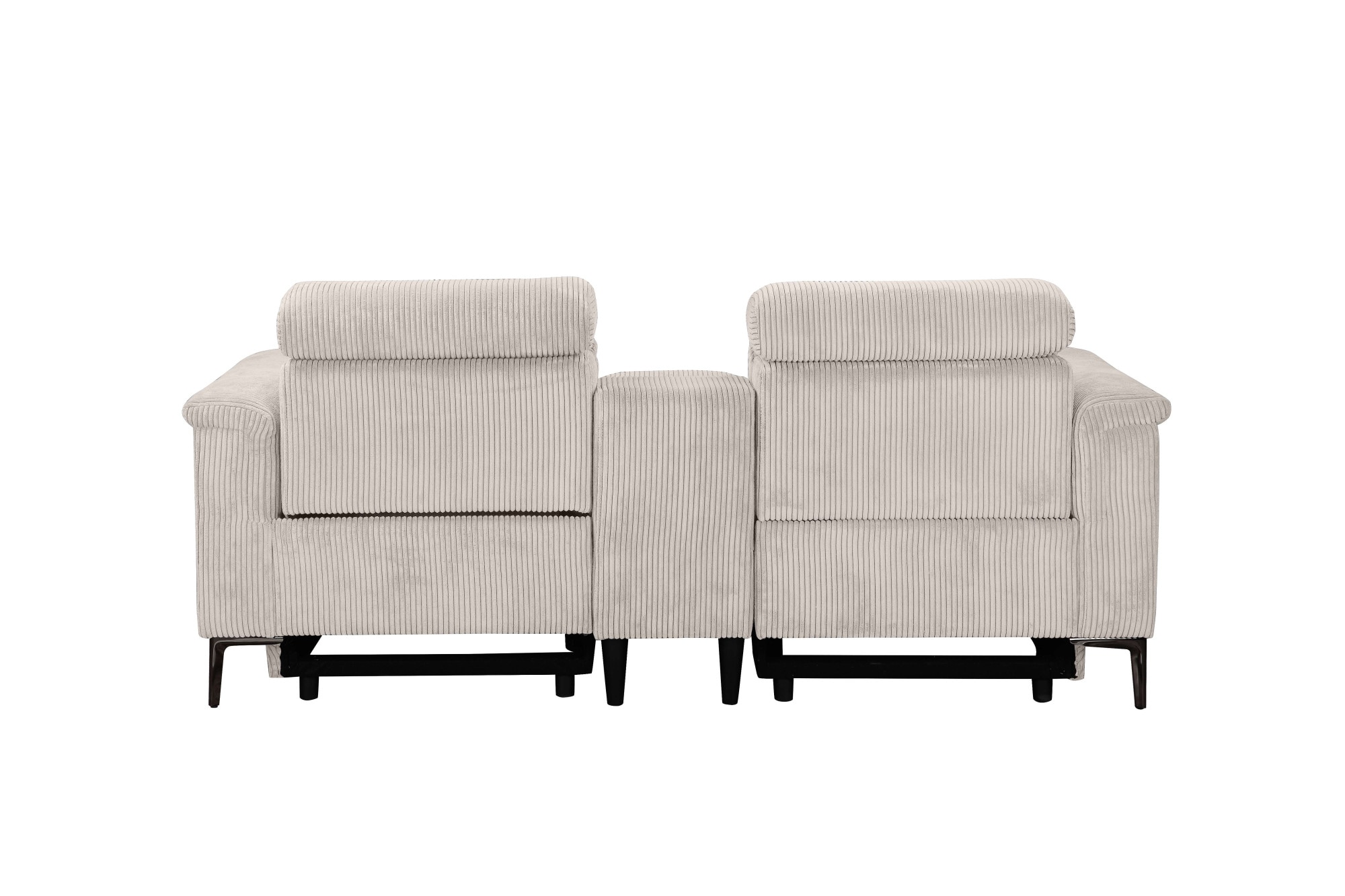 Places of Style 2-Sitzer »Lund in Cord, 2er-Kinosofa, TV-Sessel, Multimedia-Sofa, USB-A,«, m. elektrischer o. manueller Relaxfunktion, Getränkehalter u. Staufach